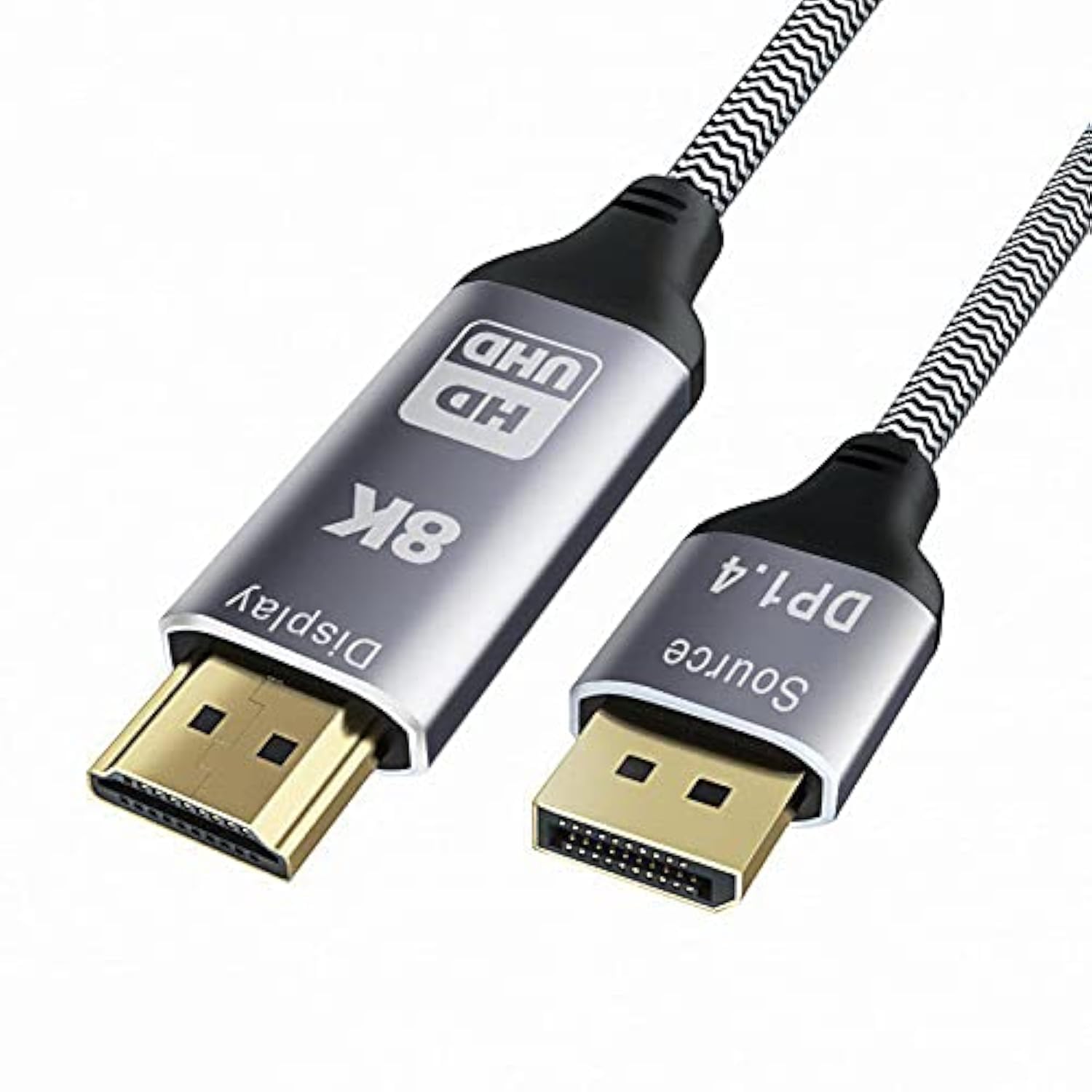 NFHK DisplayPort 1.4 TO HDMI 2.0 HDMI雄型管する有線テレビ1.8mに8K UHDを書きあらわす