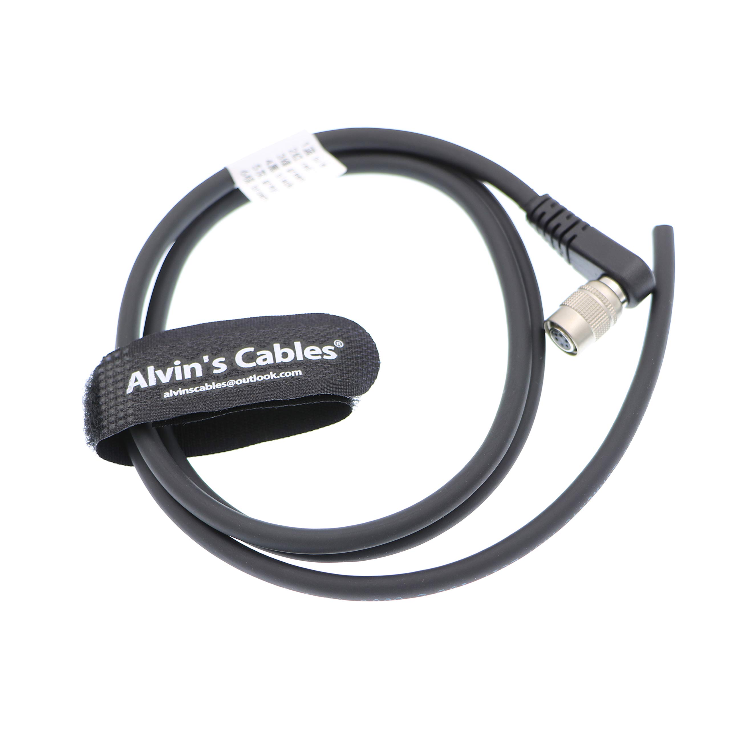 Alvin's Cables Basler TIS GigE カメラ 用の Trigger Strobe PWS ケーブル 直角 Hirose 6 pin メス to オープン エンド|T.M.Bストア