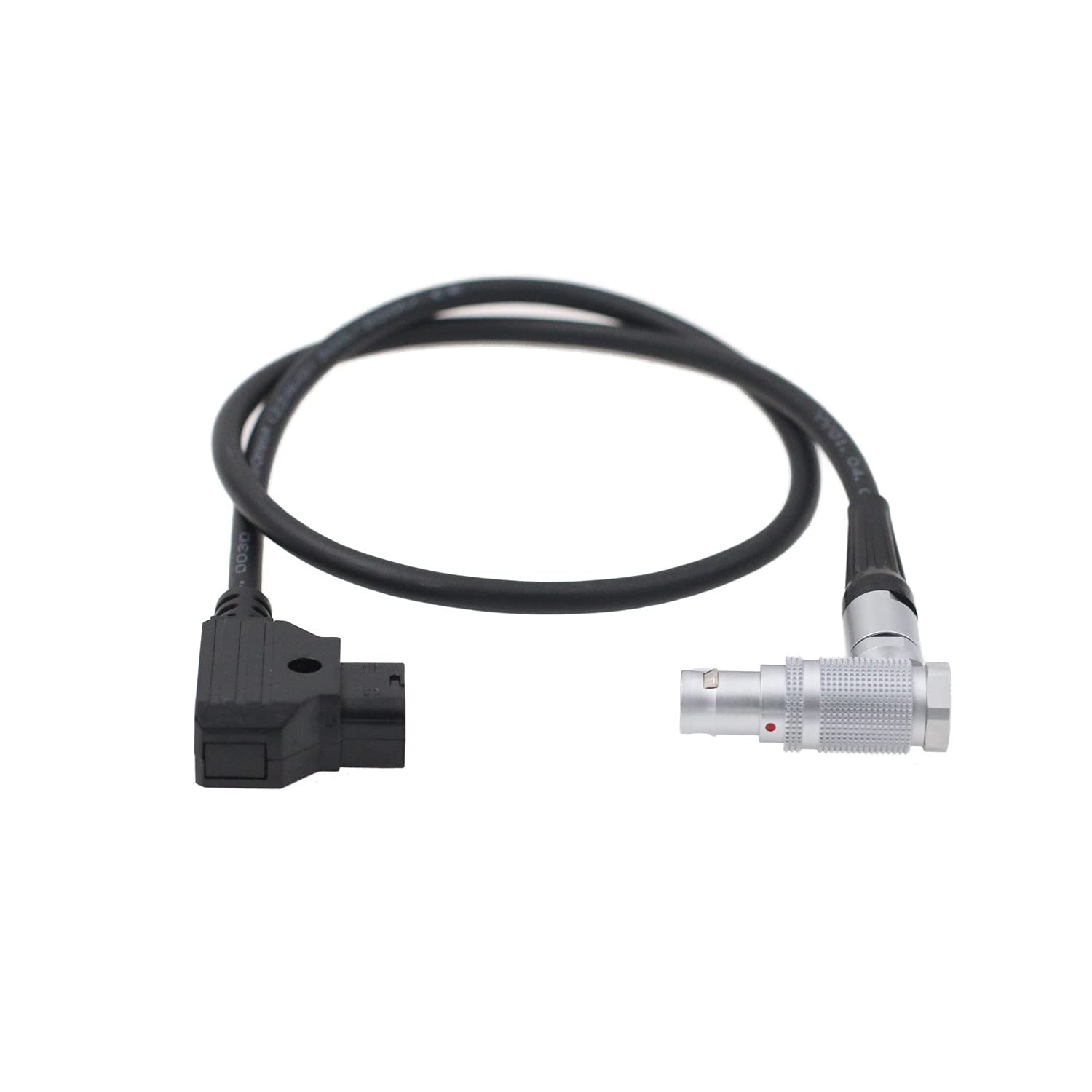 HangTon DC電源ケーブル Canon C300 MK II / C200 / C200Bカメラ用 Dタップから直角4ピン Vマウント 16.7V DC 24インチ