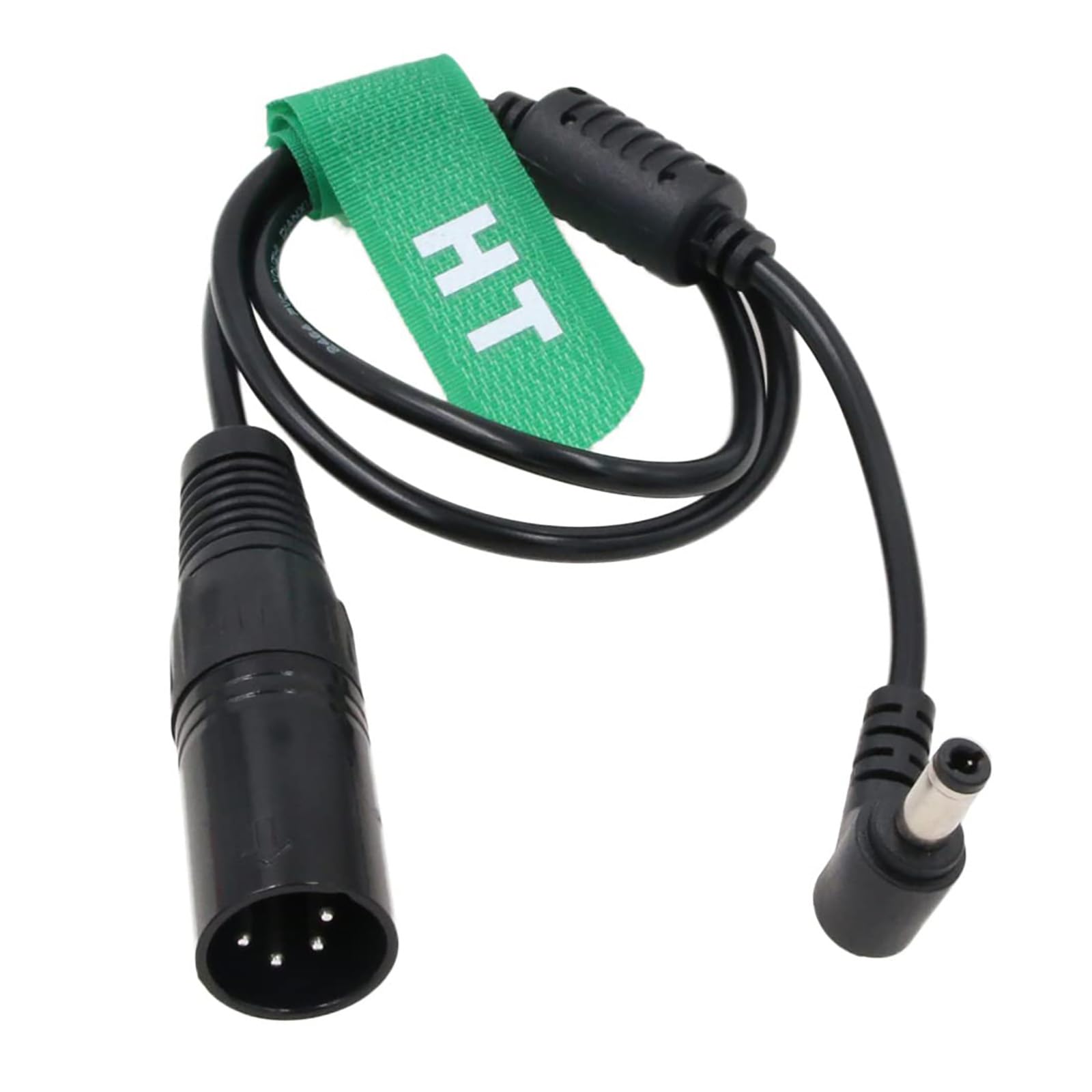 HangTon 12V XLR 4ピン - DCバレル 5.5x2.5mm Blackmagic Video Assist用 Atomos Shogun Flame Ninja V モニター 電源ケーブル 50cm