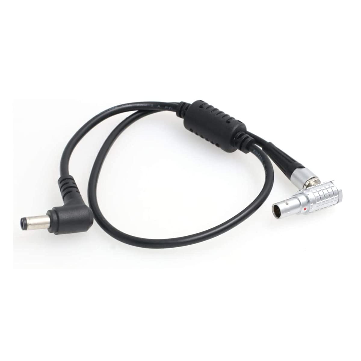 SZRMCC 直角DC5.5X2.5mmバレルから直角0B2ピンオス電源ケーブル(TeradekボンドボルトキューブSmallHD用)