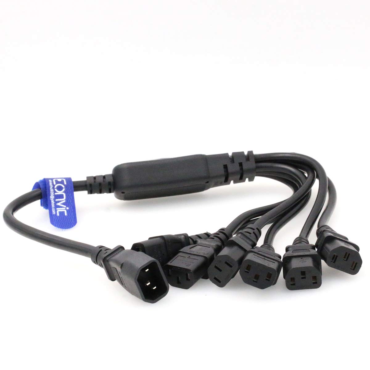 Greatgear IEC C14 6 X Yスプリッタコード 10 A 250 Vに IEC C13雄 Greatgearで6雌有線テレビ