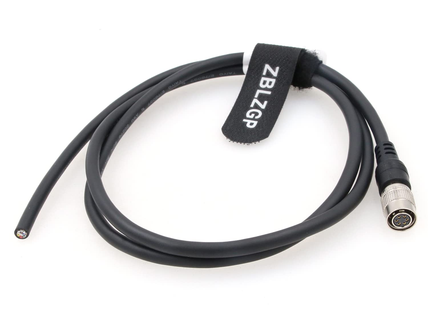 ZBLZGP Hirose 6ピンツイストパワーIO銃の引き金有線テレビ Basler GIGE AVT CCD写真機用 (1M)