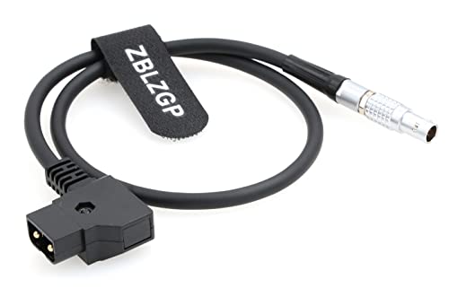 ZBLZGP D-tap→0B 2ピンオス電源ケーブル Teradek Bolt ARRI RED Paralinx Preston Transvideo SmallHD (ストレート2ピン)