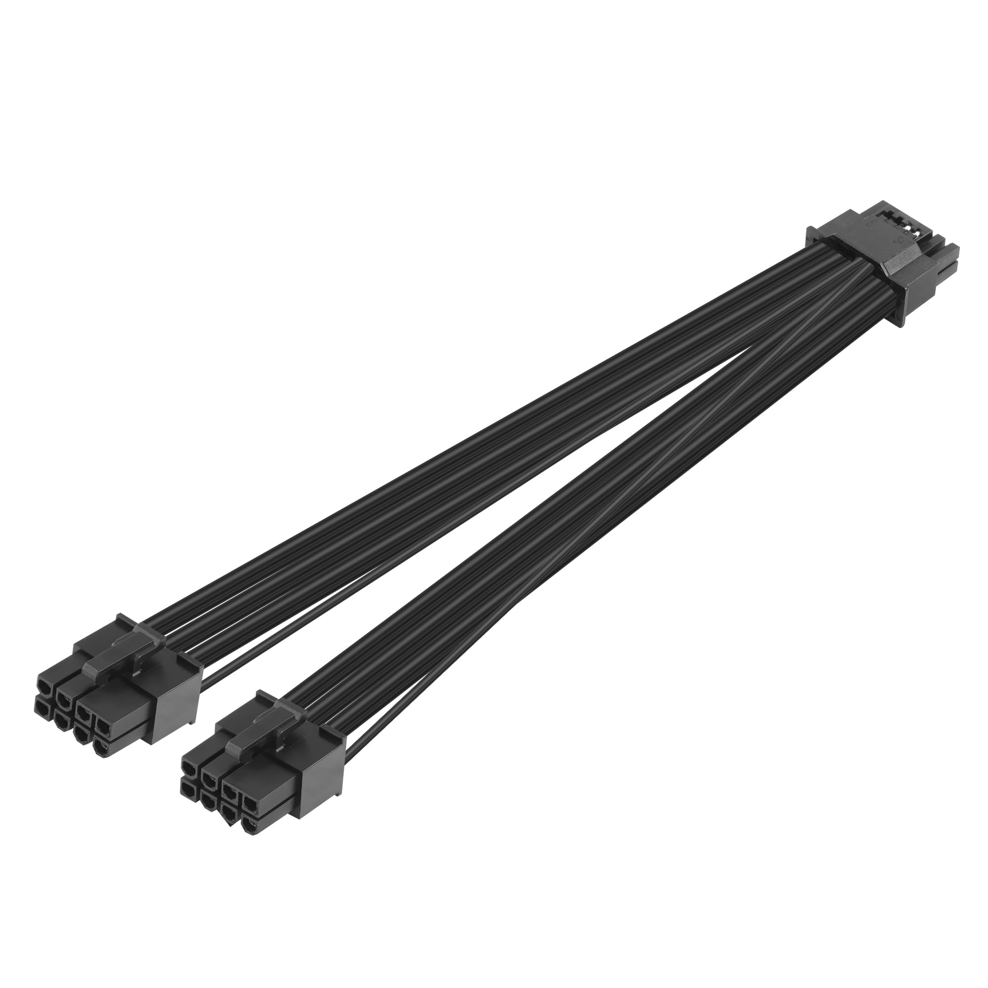CERRXIAN ATX3.0 12VHPWRから2x 8ピン電源コードPCI-e 5.0 12VHPWR ATX3.0 600W 16ピンオス-2x8ピン（6+2）メスケーブル グラフィックカード用 GPU 12+4ピン RTX 3090Ti 4070Ti 4080 4090 0.3M