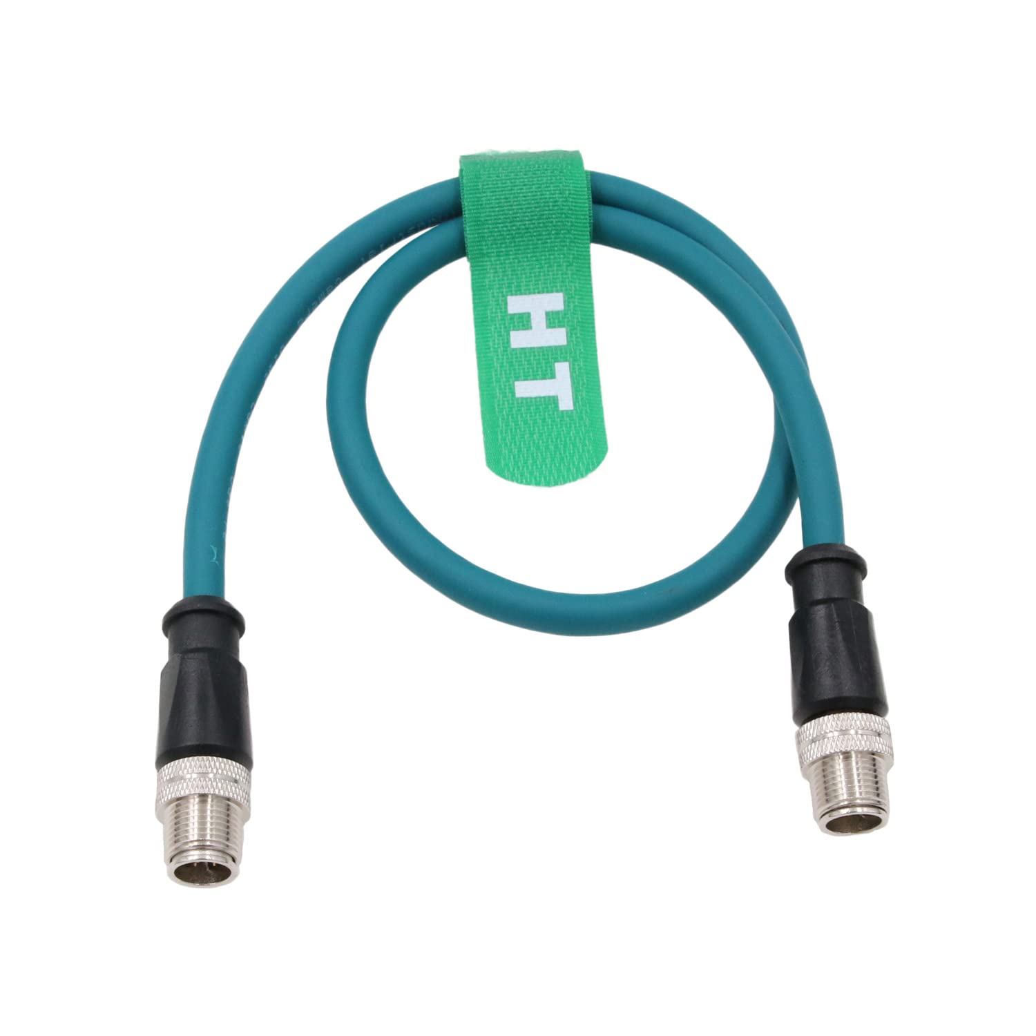 HangTon イーサネット Cat6 ケーブル コグネックス工業用センサーカメラ M12 8ピン Xコード 8ピン Xコーディング 1M|T.M.Bストア