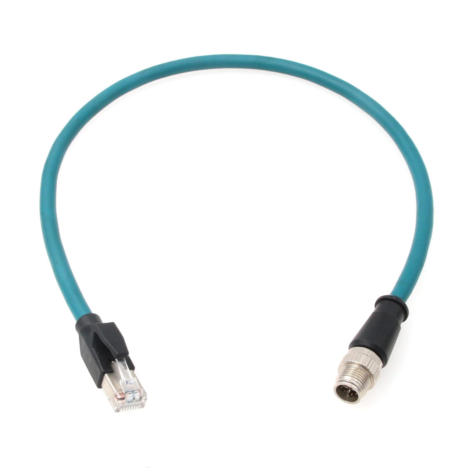 HangTon M12 イーサネット 8 ピン X 吊りひも RJ45 CAT7e GigE 有線テレビ Basler コグネックス 夢幻 写真機 検出器 高速道路 網状組織 取り替えっこ ルータ PLC 30珊