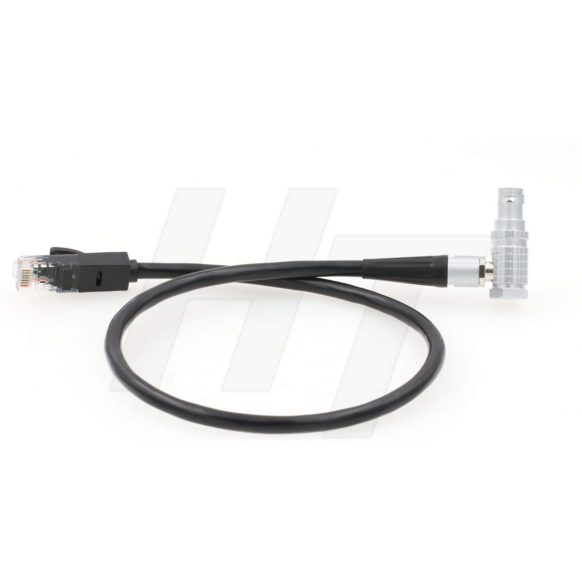 HangTon Cat 5e イーサネット RJ45 - L字型10ピンコネクター データケーブル Teradek COLR用 ARRIカメラ用 (50cm)|T.M.Bストア