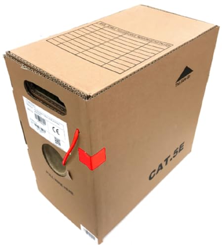 カテゴリー5e LANケーブル CAT5E UTP4P VOL-5C4V-U 305m巻 (赤) コーニング CORNING