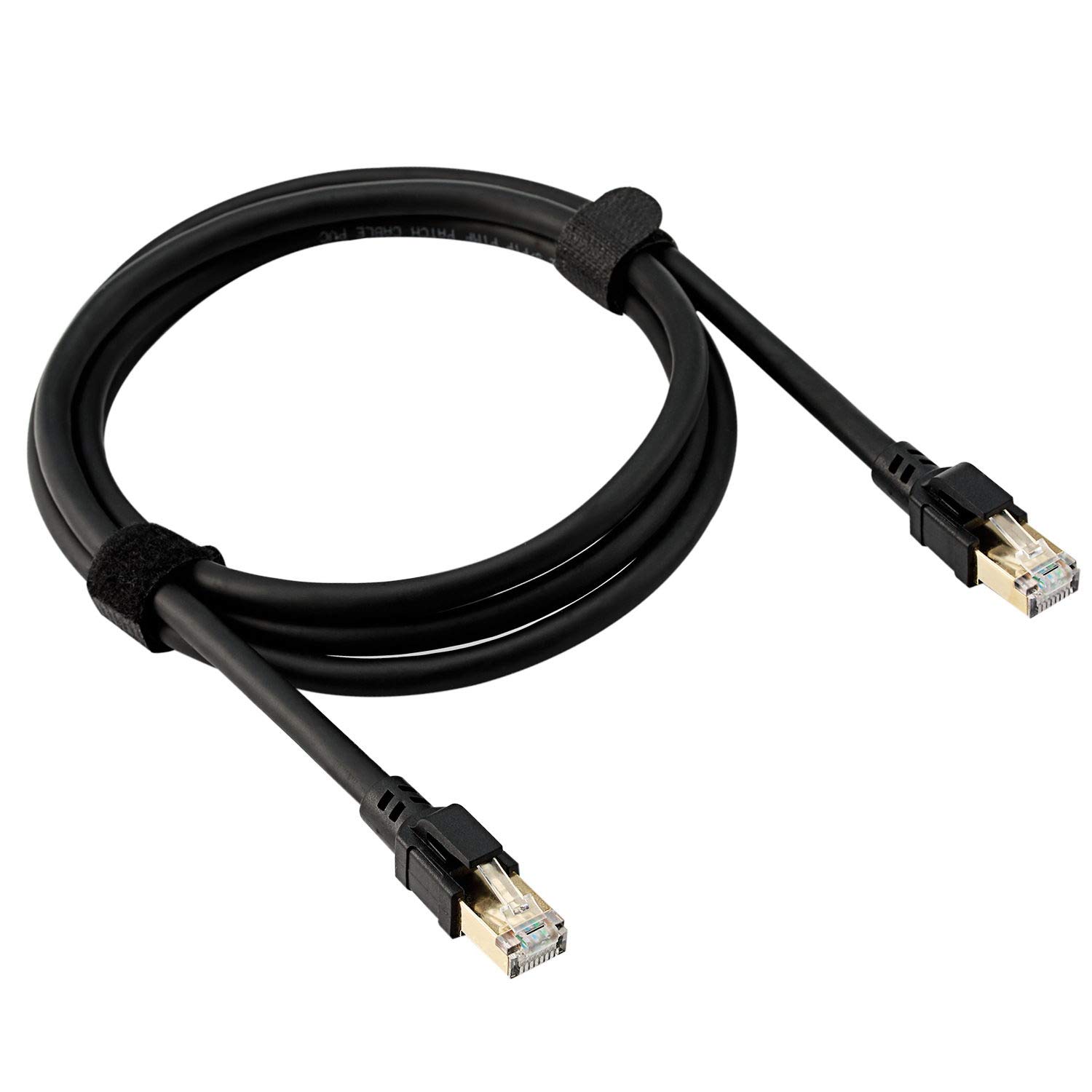 Cablecc RJ45 Cat8イーサネットネットワークLANケーブルパッチコード25 / 40Gbps（ルーターラップトップ3M用）