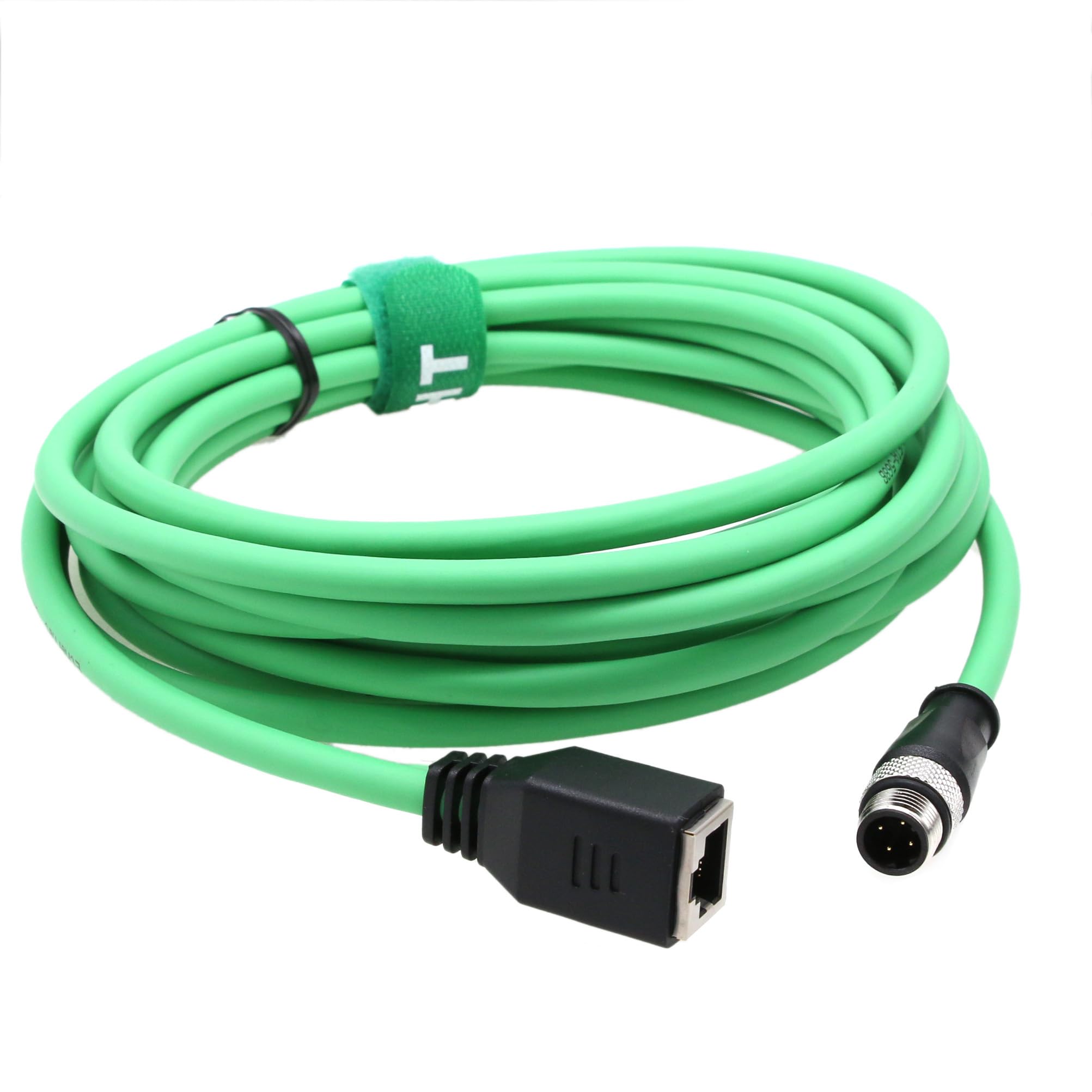 HangTon Profinet Omron Keyence SICK Datalogic の写真機の可視性感知器のイーサネット 網状組織の マイコン PLC 3M の利得の RJ45 亭主もち Connecor のアダプタ 有線テレビ Cat5e に吊りひもされる M12 4 Pin D スマートフォン・携帯電話アクセサリー-スマートフォン・タブレット-ケース・カバー