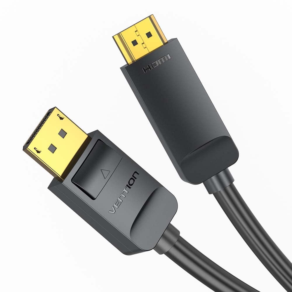 VENTION 4K 見せびらかす界面 HDMI有線テレビ 5m黒いこと HDCP相応う DP雄 HDMI雄
