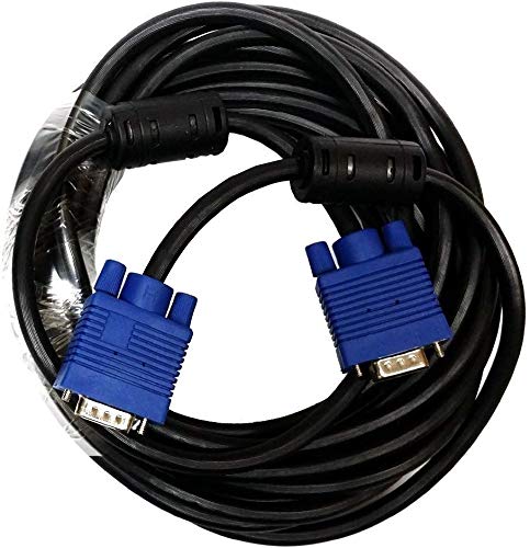 Parishop 解像度高VGA ケーブル 15ピン オス・オス 延長ケーブル VGA-VGA ディスプレイケーブル プロジェクター ディスプレイ ノイズに強いダブルコア付 (20M) 7,486円