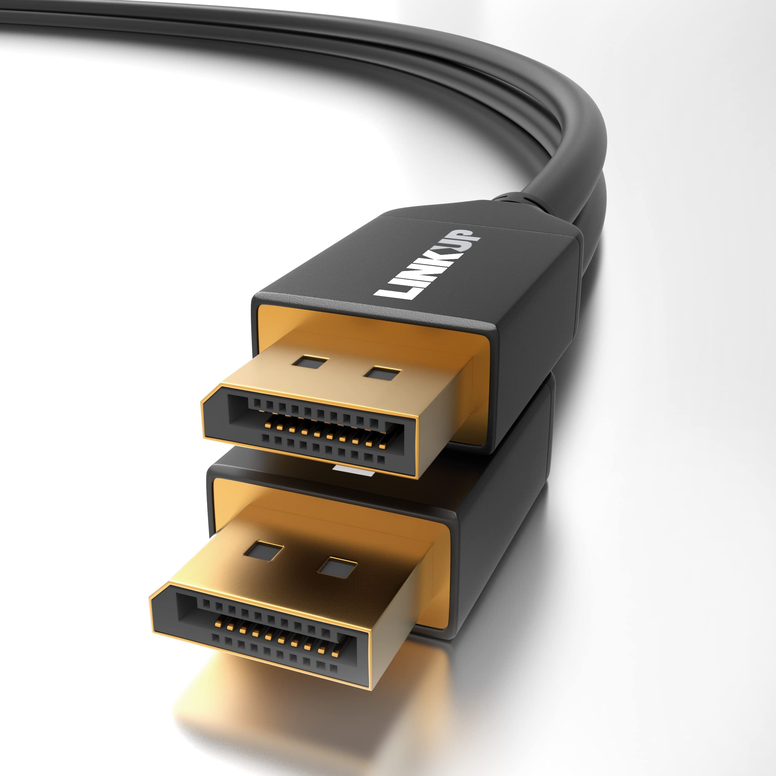 LINKUP - (3米突/10フート) DisplayPort DP8K DP1.4有線テレビ (VESA お墨付き品) 8K/60サイクル 4K/144サイクル | 28 AWGヘビーデューティー