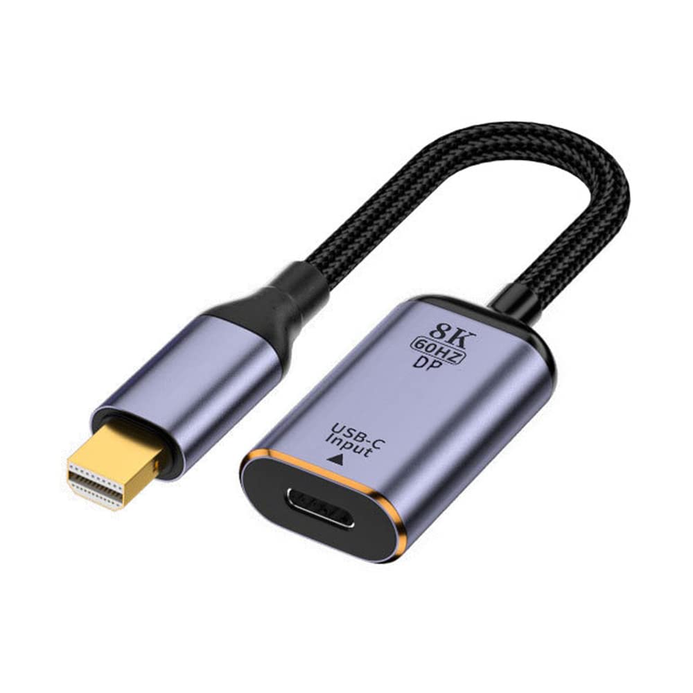xiwai USB-C Type C メスソースからミニディスプレイポート DP 1.4 シンク HDTV ケーブル 8K@60hz 4K@120hz タブレット 携帯電話 ノートパソコン用｜T.M.Bストア