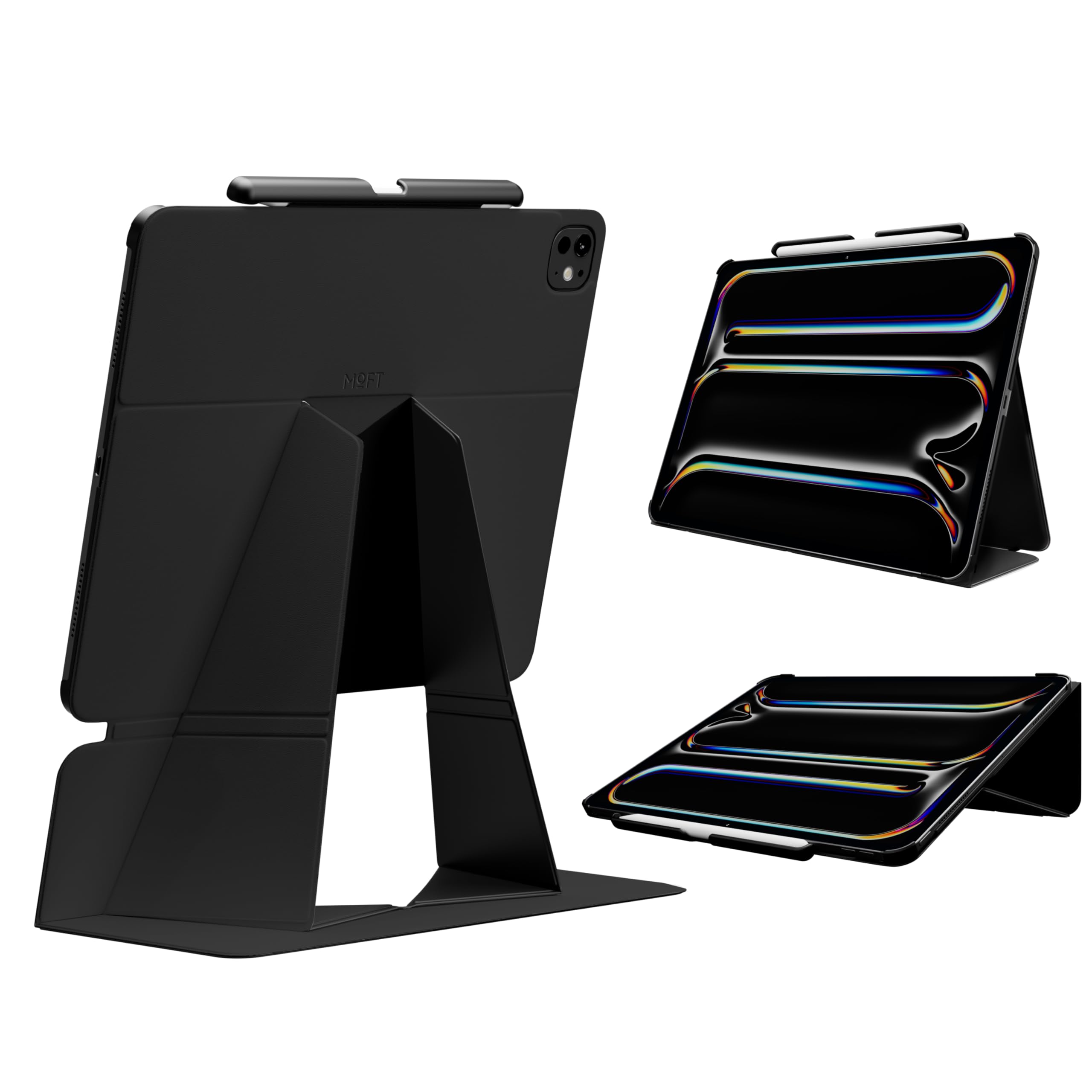 MOFT【公式直営店】iPad Pro 11インチ ケース(M4、2024)対応 タブレットケース 保護カバー タブレットスタンド 3角度調整可能 iPadスタンド 「ペンシルホルダー付き」 超軽量 薄型 折りたたみ |T.M.Bストア