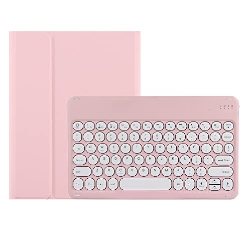 2024年/2025年 iPad Air 11in (M3/M2) 鍵盤容れもの 丸型手当たり 好いたらしい 亭主もち iPad Air 第5/4時人 10.9in iPadPro11 第4/3/2/1時人 Bluetooth 鍵盤 取りまかなう 分け隔てる式 色つや鍵盤,さくら色
