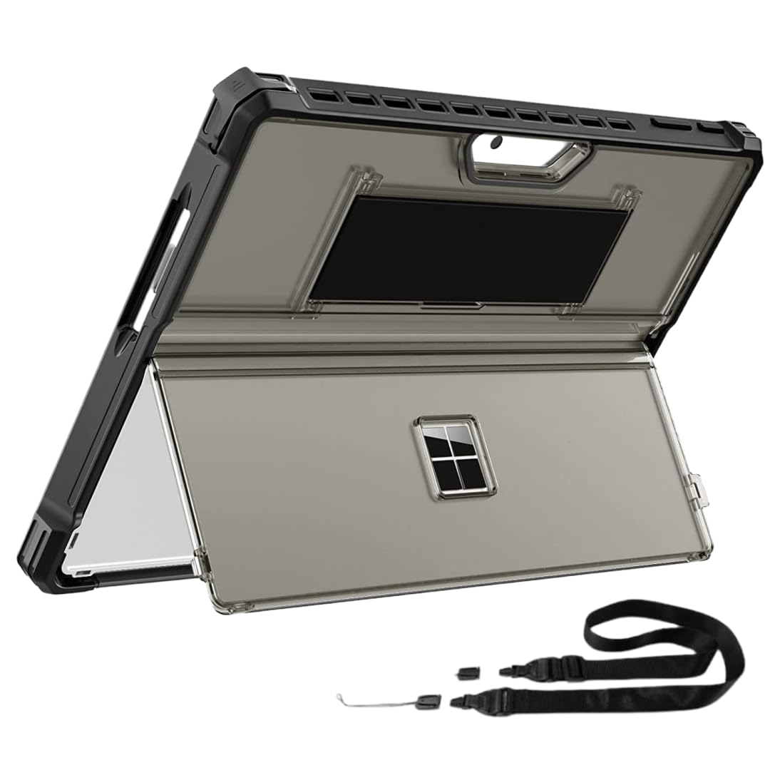 Surface Pro11/Pro 10/Pro 9 入れもの Surface Pro11/Pro10/Pro9 (13 in) 押しかぶせる 耐衝撃 肩かけ同盟罷工さあ美 ハンドストラップ 照明ランプ役立つこと サーフェスプロ11 労働者階級10 労働者階級9 押しかぶせる 今めかしい 鍵盤なし 軽