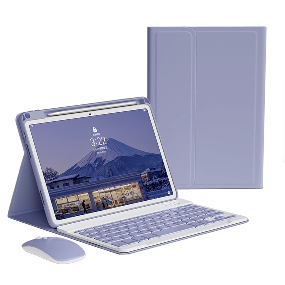 iPad Air 第5/4世代 iPadAir11インチ M3/M2 キーボードケース マウス付き iPadPro11 第4/3/2/1世代 キーボード カバー ApplePencil充電対応 分離式 アイパッド カラーキーボード レディース 可愛い ビジネス