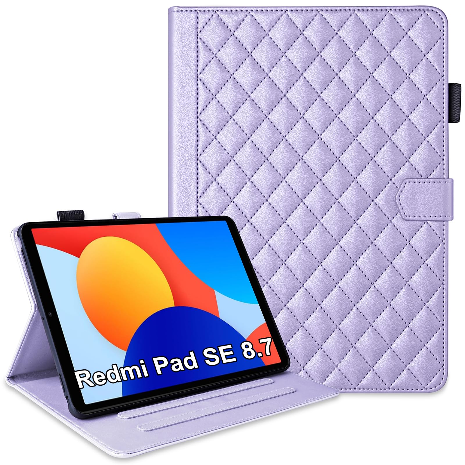xiaomi redmi pad se 8.7 ケース redmi pad se 8.7 カバー xiaomi タブレット 8.7 ケース redmi pad se 8.7 4g ケース xiaomi redmi pad 8.7 ケース redmi pad se 8.7 4g カバー カード収納 スタンド機能 耐衝撃 高級PUレザー 擦