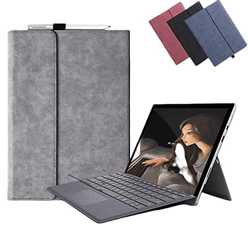 Surface GO4 GO3 GO2 GO ケース ペンホルダー付き 軽量 薄型 キーボード 収納可能 耐衝撃 スタンド機能付 ビンテージ柄 サーフェスゴー 4 3 2 go 保護ケースカバー おしゃれ Surface タブレット ケース,