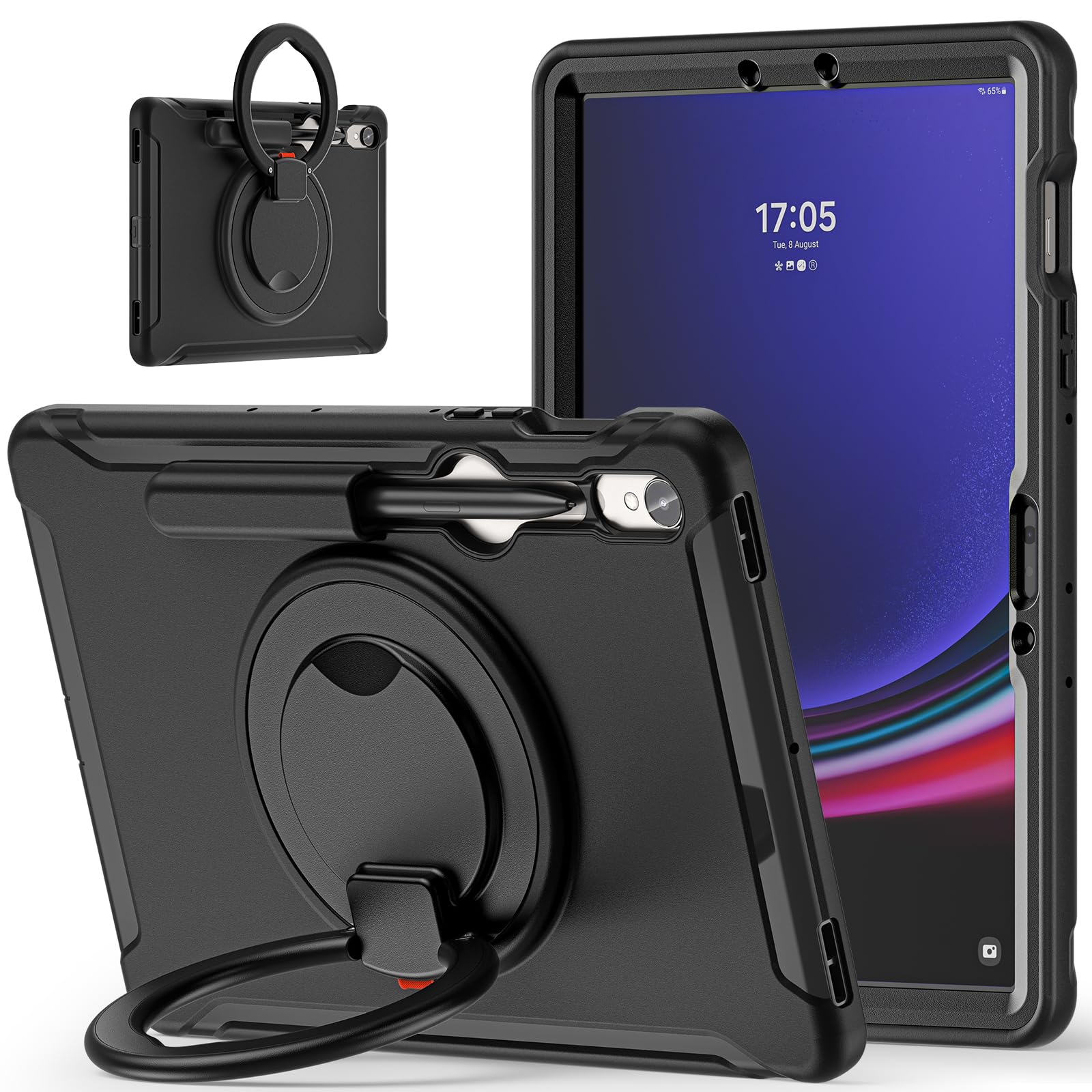 360度回転させる 照明ランプ Galaxy Tab S9 FE 10.9in 容れもの Tab S9 11in 取りまかなう ぼうぜん自失吸い入れる 牢固たる 持ちお手掛け 手持ち部分付 Android 経口避妊薬 銀河系 Tab S8 11\
