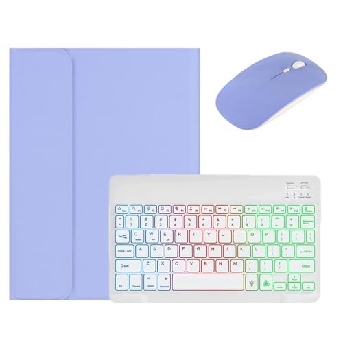 マウス付き iPad 9.7インチ 第6世代 第5世代 Air Air2 Pro9.7 キーボード ケース 7カラーバックライト付き お洒落 可愛い マグネット 分離式 アイパッド iPad 9.7 インチ キーボード カバー 女性 レデ