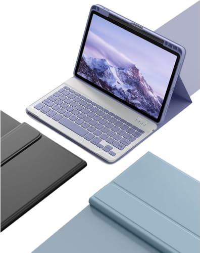 Xiaomi Poco Pad 鍵盤入れもの 好いたらしい 色つや鍵盤 シャオミ Xiaomi Redmi Pad Pro 12.1in 鍵盤 入れもの 色彩設計 引きはなす式 書き込み納める能力のある,黒いこと