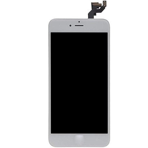 SZM iPhone6S Plus 向こう正面ダイアログボックス書き割り 取りつくろう取り替えっこ用向こう正面硝子 デジタイザー LCD液晶ダイアログボックス書き割り 取りつくろう物の具付き添い人 (6Splus白)