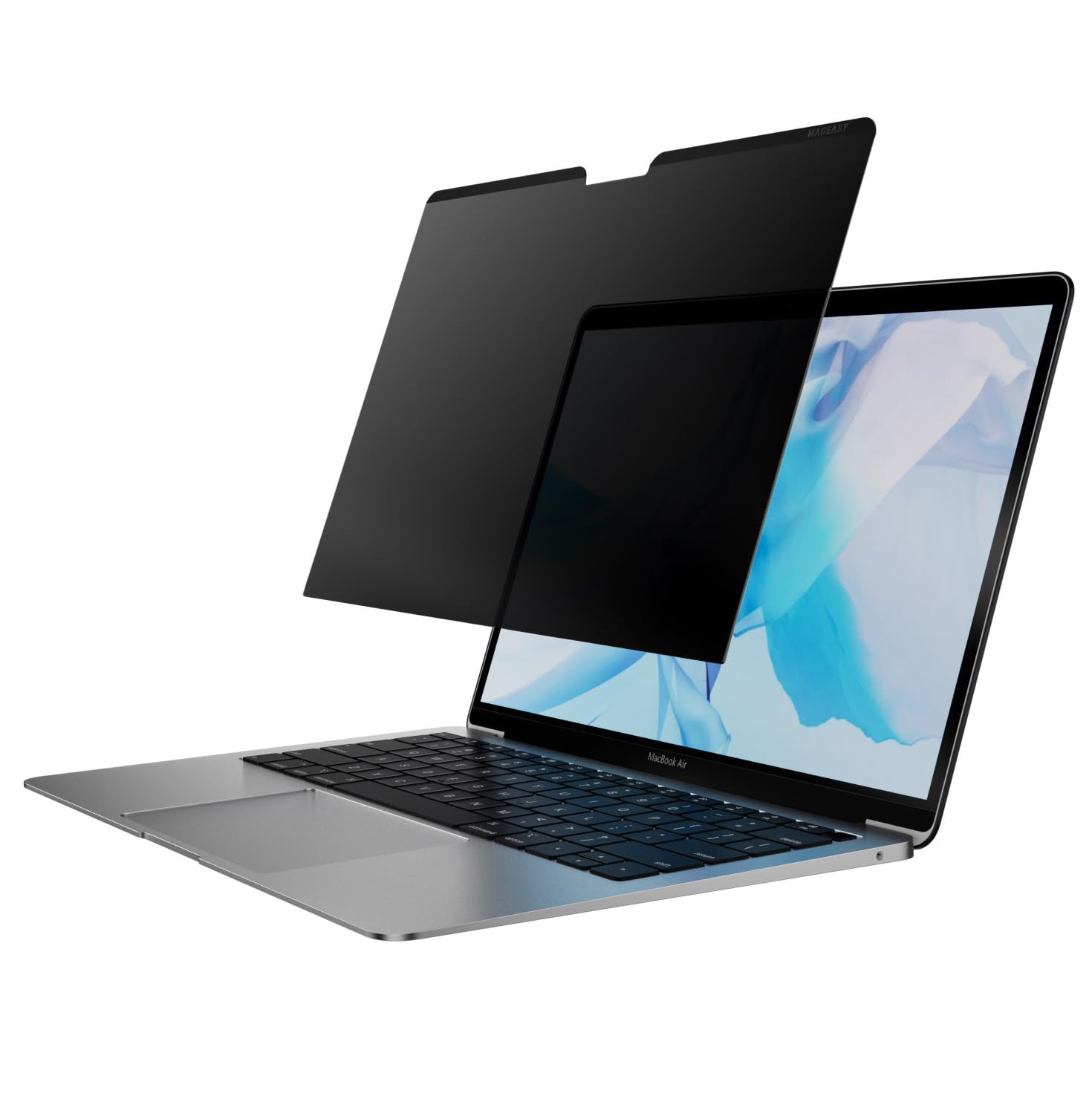 【MagEasy】 MacBook Air M4 M3 M2 対応 保護フィルム 覗き見 防止 マグネット 着脱式 フィルム [ MacBookAir 13.6inch マックブックエアー 13.6インチ 2025 2024 2022 対応 ] Guard Privacy トランスパレントブラック｜T.M.Bストア 19,666円