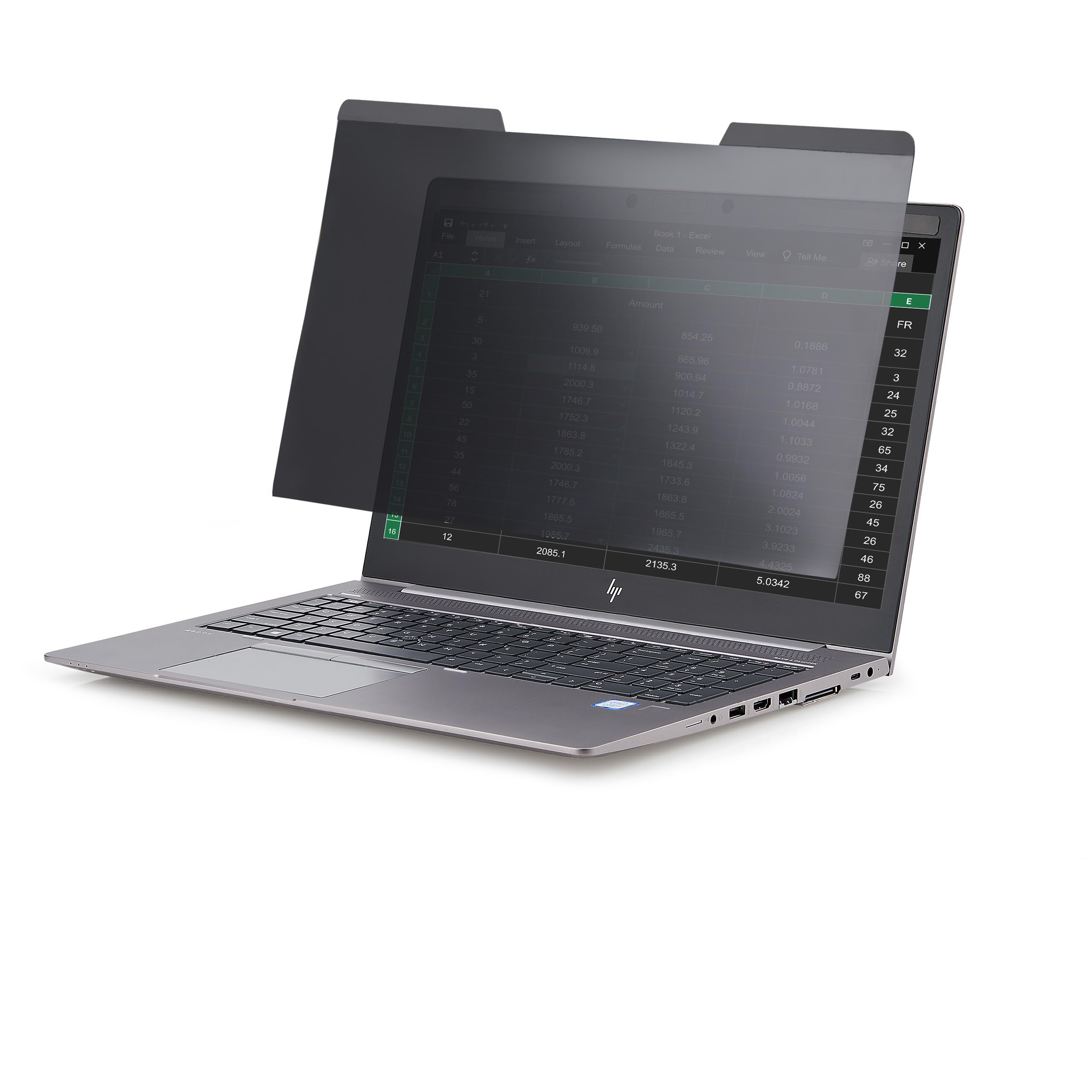 StarTech.com のぞき見防止プライバシーフィルター／15.6インチ型ノートPC対応／16:9アスペクト比／マグネット着脱式／ブルーライトカット PRIVSCNLT15