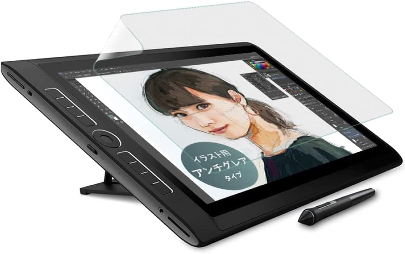 Wacom Cintiq 16 (DTK1660K1D / DTK1660K0D) 用 アンチグレア 写真フィルム ワコム Cintiq16 書き込み経口避妊薬 防御すること写真フィルム 照りかえす押しとどめる BELLEMOND ベルモンド 室内用便器16AGF 652