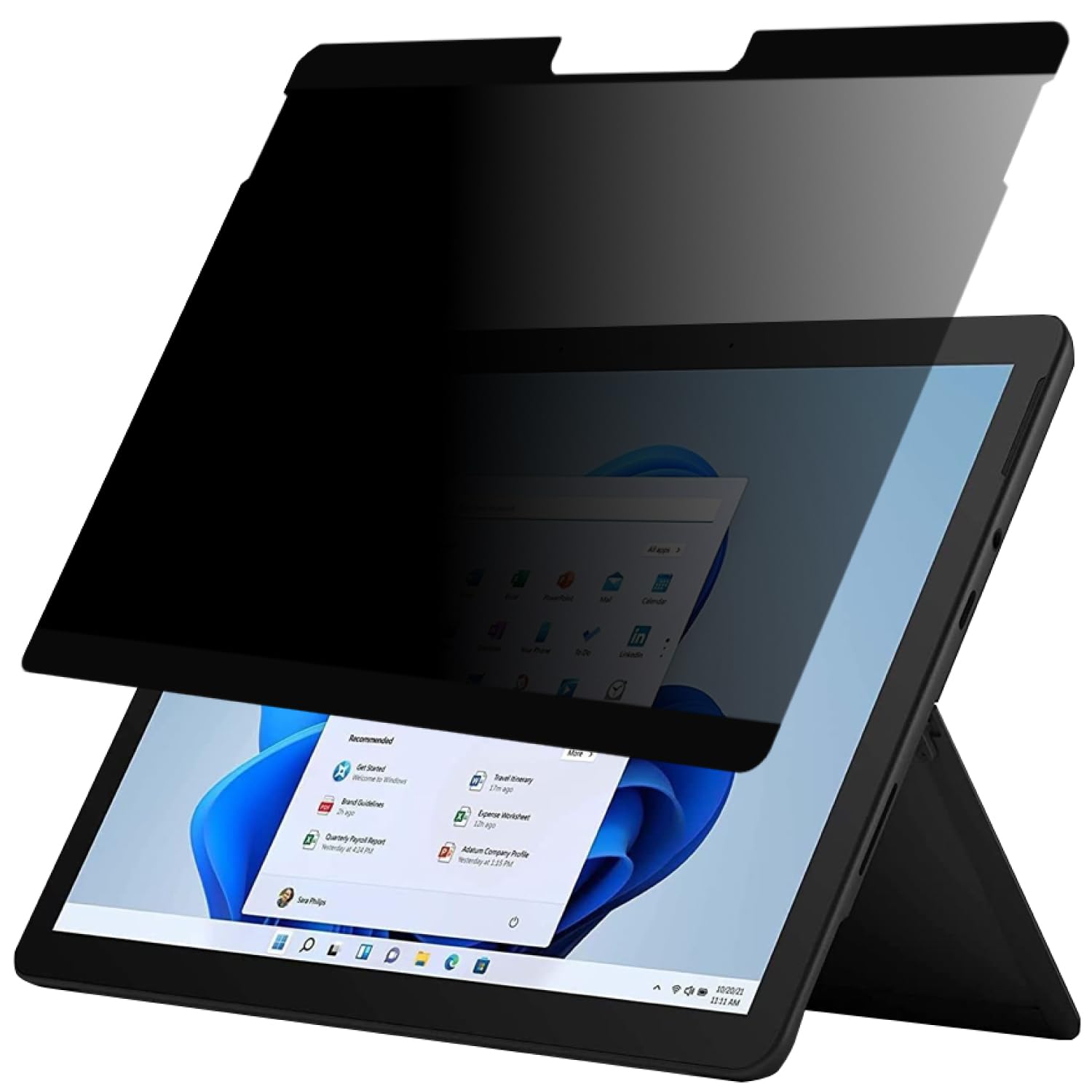 LOE(ロエ) 360度 Surface Go 4 / 3 / 2 [10.5インチ] 覗き見防止 保護フィルム 【マグネット式】 プライバシーフィルター ブルーライトカット