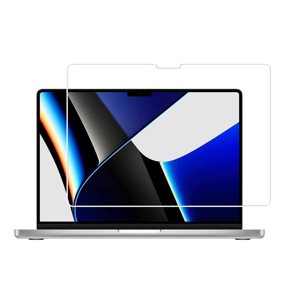 Zshion スクリーンプロテクター MacBook Pro 16インチ 2021 2022年発売モデル A2485 9H 硬度強化ガラスフィルム クリスタルクリア