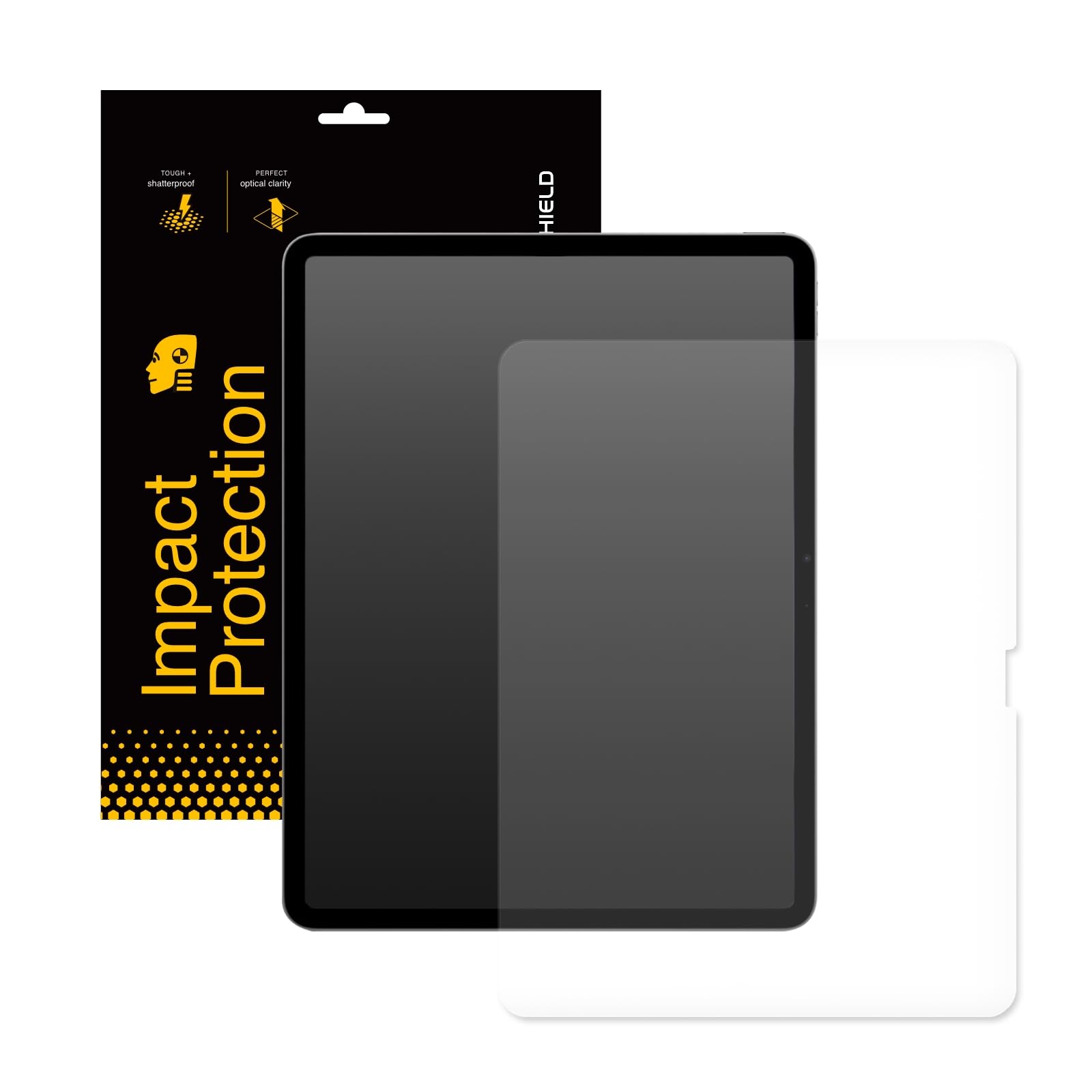 RHINOSHIELD iPad M2 / M3-13 inch 耐衝撃 画面 保護フィルム 透明度抜群 指紋防止 飛散防止 傷防止 撥水撥油 気泡ゼロ 自動吸着 簡単貼り付け