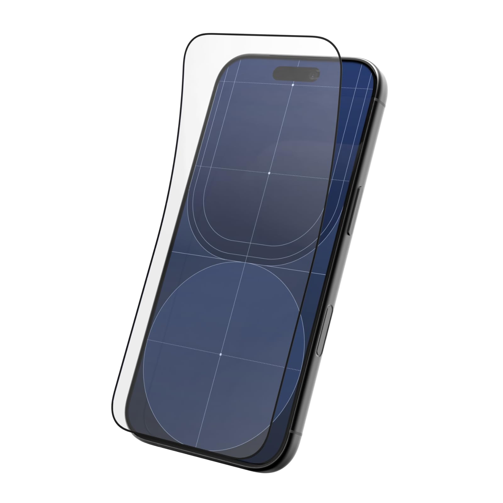RHINOSHIELD ライノシールド 画面保護フィルム iPhone 17 / 17 Pro / 16 Pro対応 | 耐衝撃画面保護フィルムPRO - ウルトラ級の透明度 耐衝撃 耐傷性 ブルーライトカット ガイド枠 - 透明｜T.M.Bストア