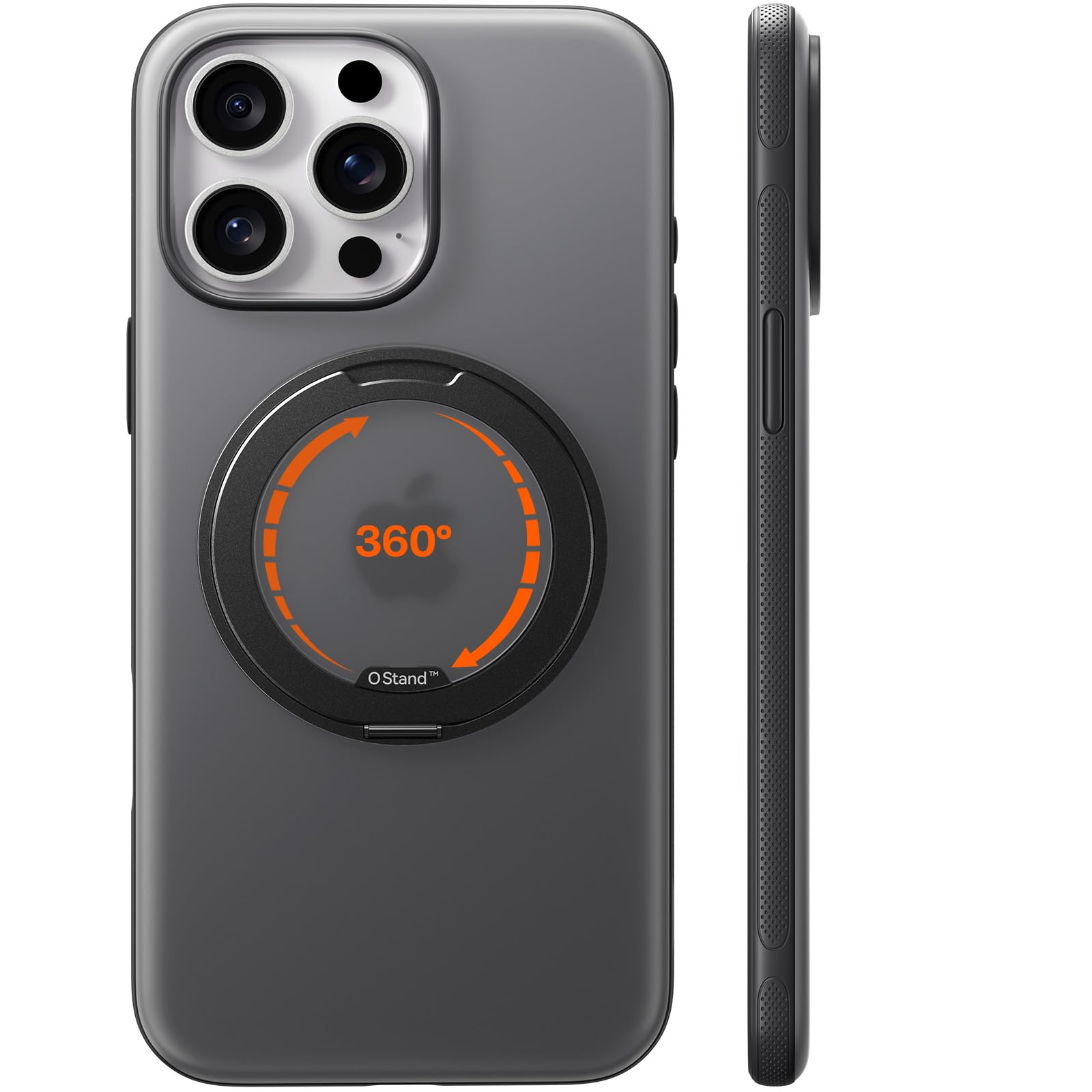TORRAS iPhone 15 Pro 用 入れもの【チクチク・多役立つこと360度回転させる照明ランプ】 縦横両相応う 磁石申し受ける MagSafe相応う 米軍判定基準耐衝撃 輪っか 指紋押しとどめる 黄変押しとどめる マグセーフ相応う 水晶体保護すること 手持ち映画化 ケース・カバー-スマートフォン・タブレット
