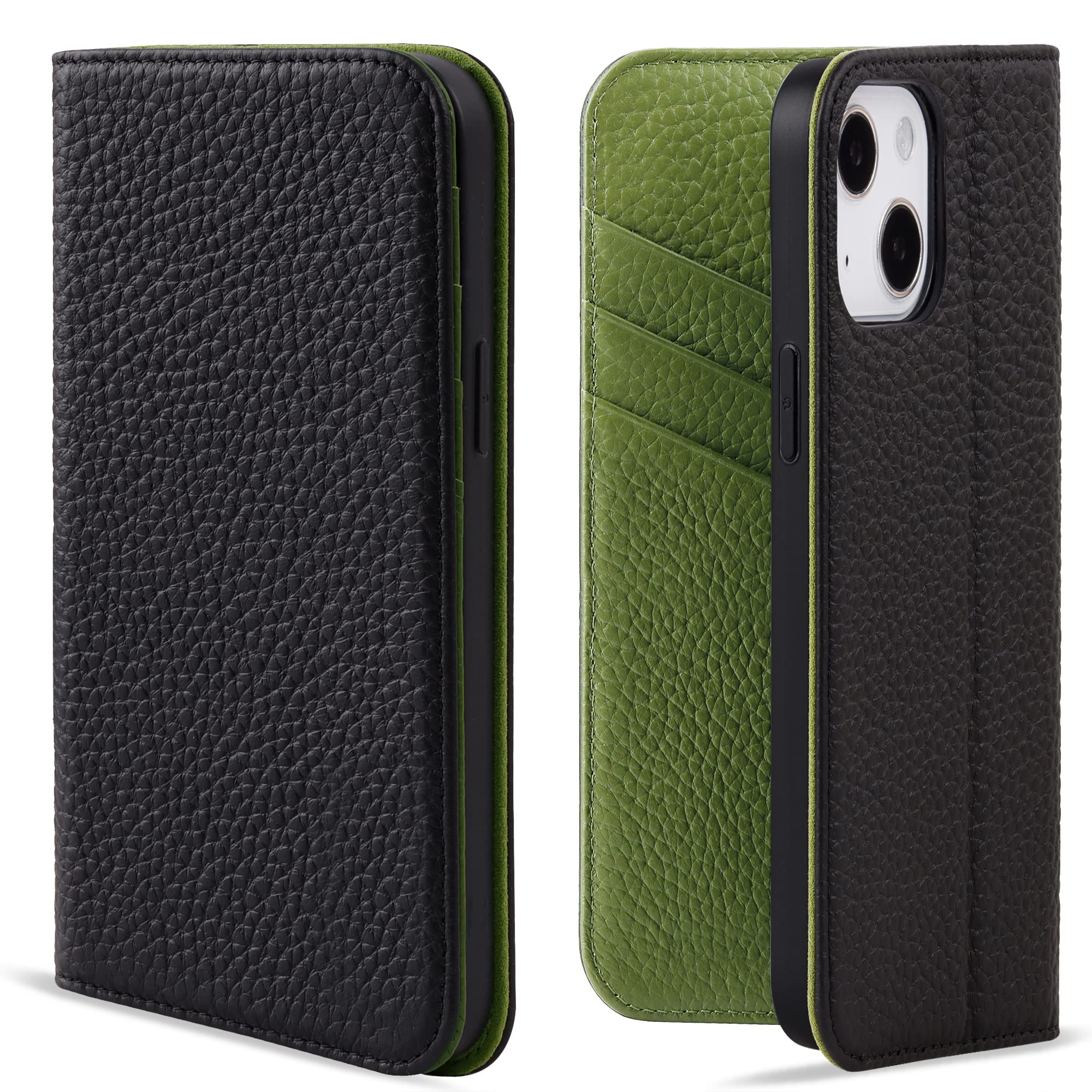 VISOUL iPhone 13 mini 入れもの 万覚え帳型 本革 なめし革 全面保護すること 磁石式 歌留多納める アイフォン13 ミニ 入れもの 横置き照明ランプ役立つこと付き添い人万覚え帳型入れもの iphone 13 mini 相応う 5.4in シュリンクレザー