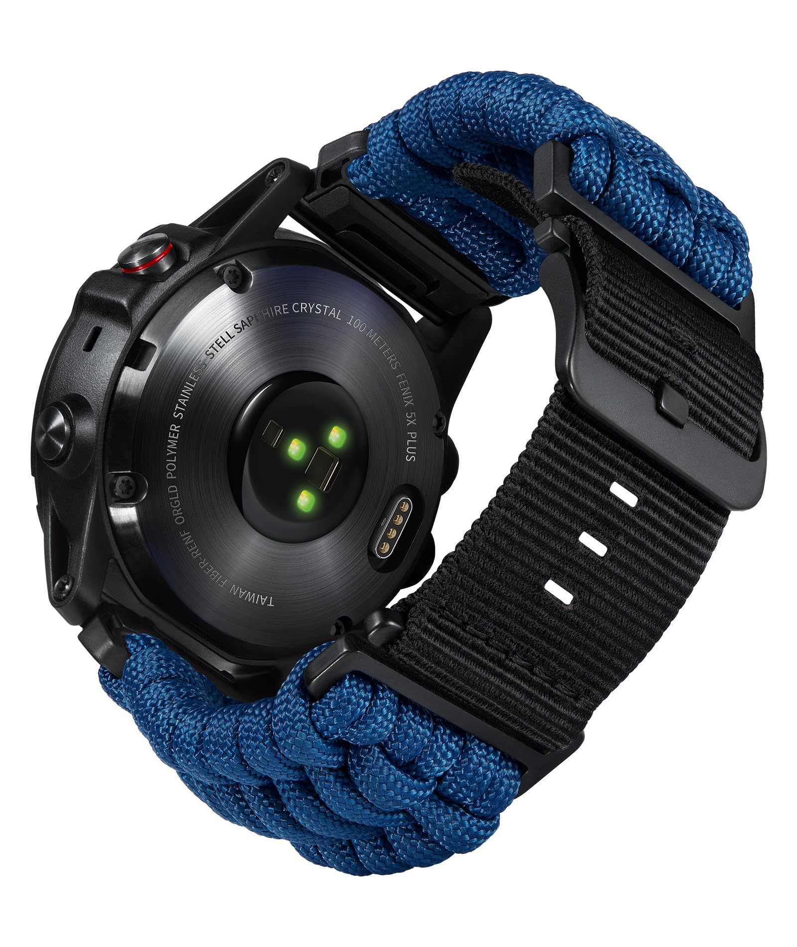 互換性のない ガーミン取り替えっこ三尺帯20粍 22粍 26粍 互換性のないGARMIN ウォッチナイロンスポーツバンド 耐久性の止ん事無い編み込み 550 パラコード スマートウォッチバンド 軍事風 互?Forerunner/互?Insti
