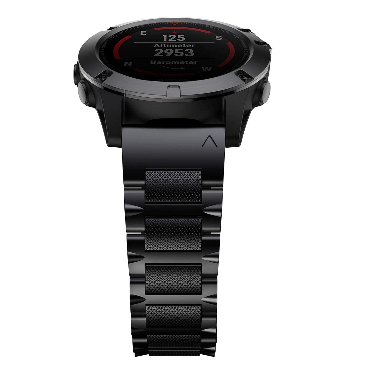 26粍 ダンス楽隊 ガーミン Fenix 7X/6X/5X用 チタン製 同盟罷工一回り Quick Fit 互?三尺帯 耐久性 合わせる物の具付き添い人 同盟罷工一回り 付属物Garmin Enduro/Fenix 6X Pro/6X Sapphire/Fenix 5X Plus/Fenix 3/3HRに相応う(黒いこと/マッ