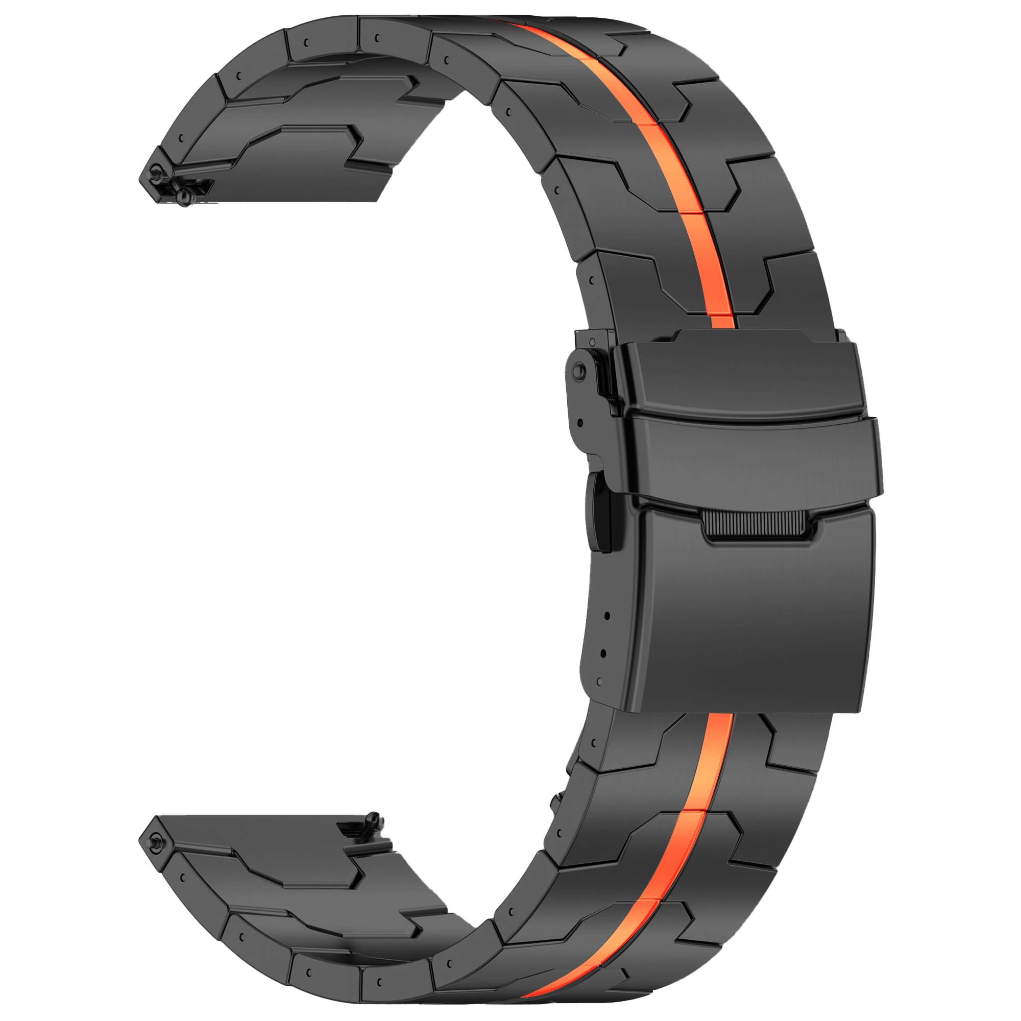 チタン製バンド クイックリリース 20mm 22mm チタニウム製ベルト スマートウォッチ 腕時計バンド Samsung/HuaWei/Amazfit/Garmin等に対応 150-220mmの手首対応 調整工具付属