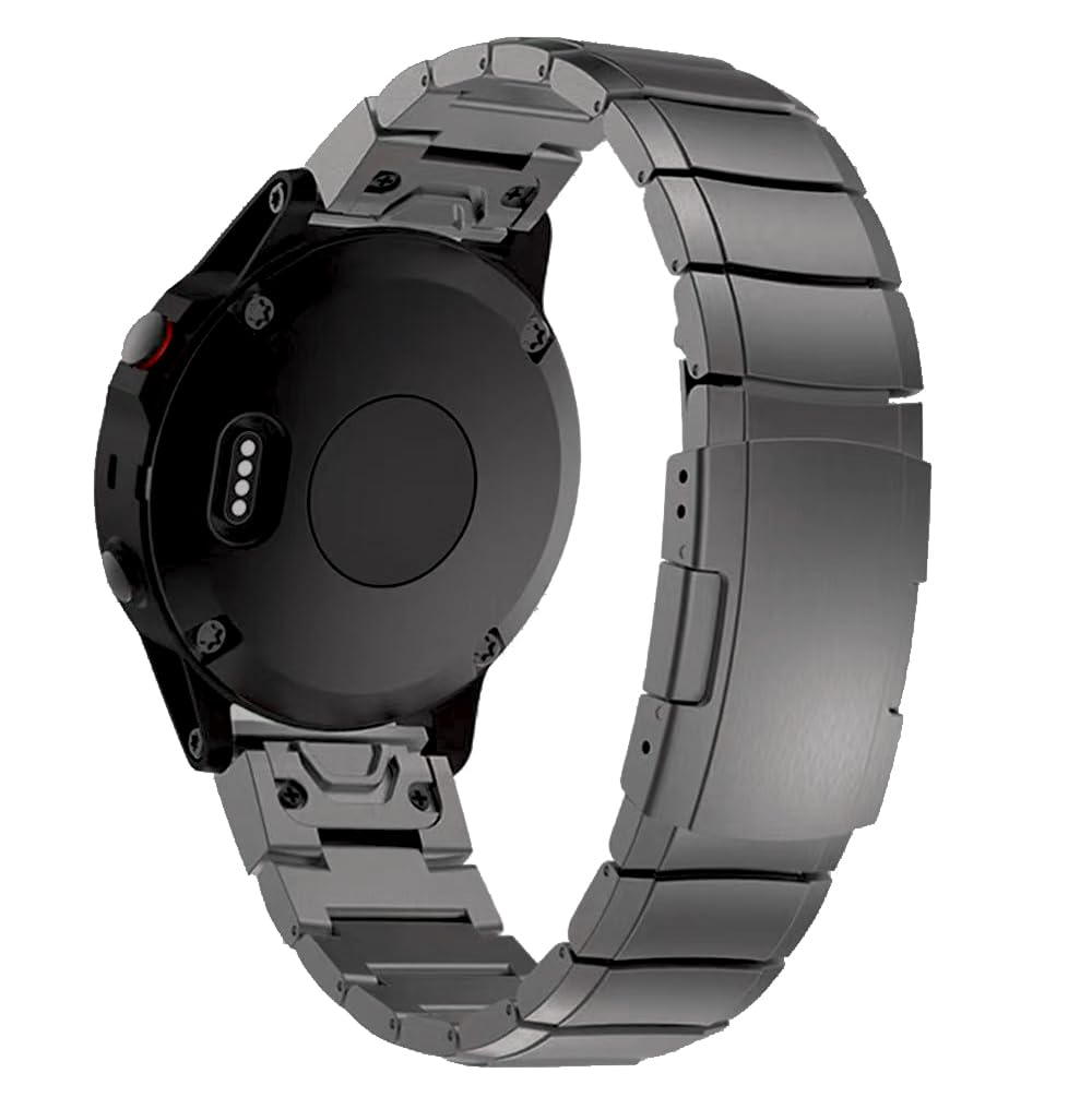 ガーミンチタンベルト チタンダンス楽隊 ガーミン用 22粍 QuickFit Garmin ダンス楽隊 軽さ 150-220粍の手関節相応う 合わせる手道具嘱する