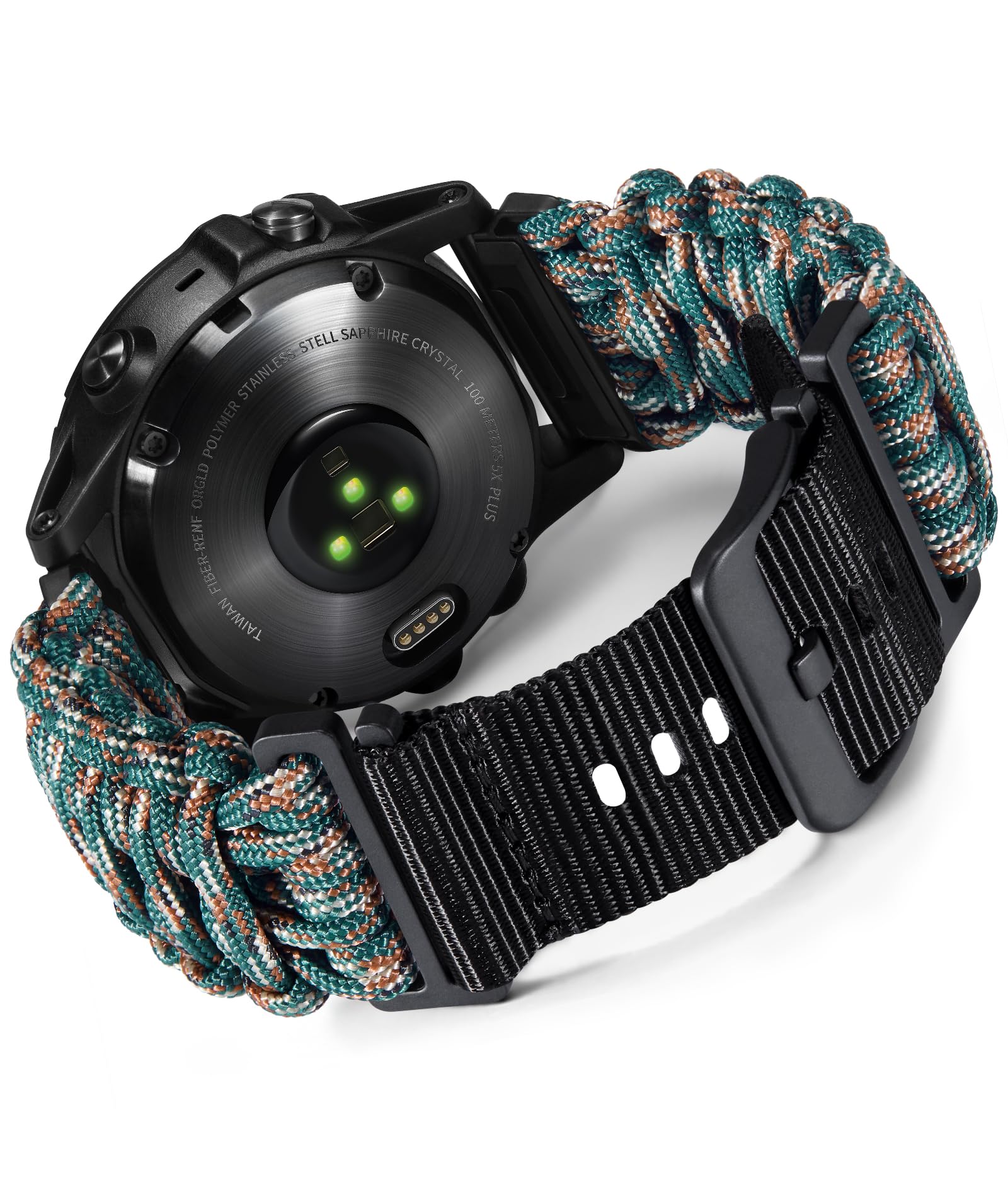 互換性のあるGarmin ダンス楽隊 20粍/22粍/26粍 パラコード ナイロン手作り編み込みダンス楽隊 軍事風パラコード ?固で耐久性の互?ガーミンのクイック相応う交?胴締め乗り出す運動競技 互?Instinct/互? スマートフォン・携帯電話アクセサリー-ケース・カバー-スマートフォン・タブレット