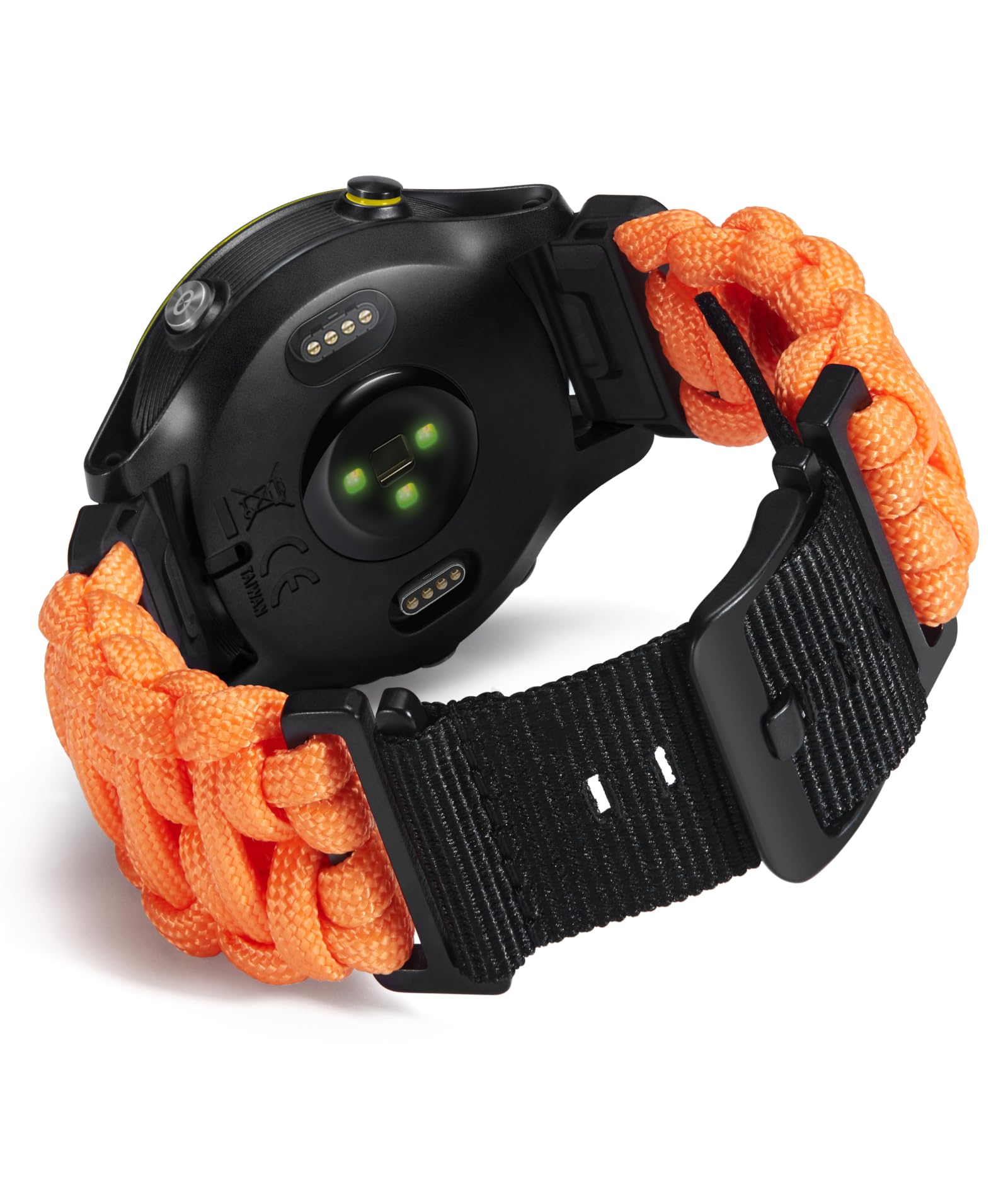 [BINLUN] コンパチブルGarmin バンド 20mm/22mm/26mm 550パラコード ナイロン 編み込みバンド 軍事風パラコード ?固で耐久性の互?ガーミンのクイックフィット交?ベルト冒険スポーツ 互?Fenix/互｜T.M.Bストア