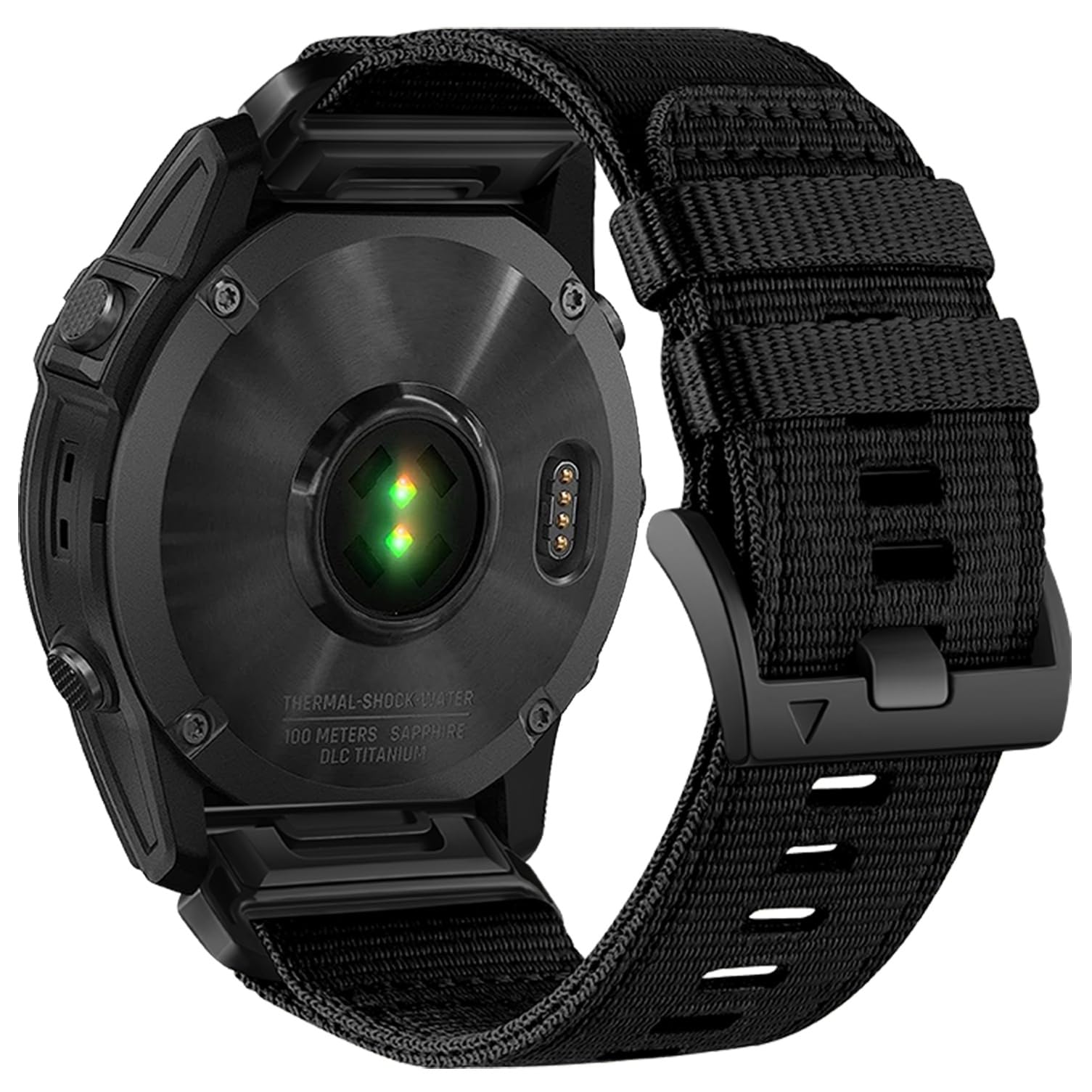 ガーミン 引きあげる点数済み 御覧なさる ナイロン運動競技ダンス楽隊 Garmin Fenix 7 / Fenix 6 / epix Pro 47粍 / epix 2 / Approach S62 つづき物用 QuickFit 22粍ステンレス鋼バックル な繰り返し織りナイロン ウェビン