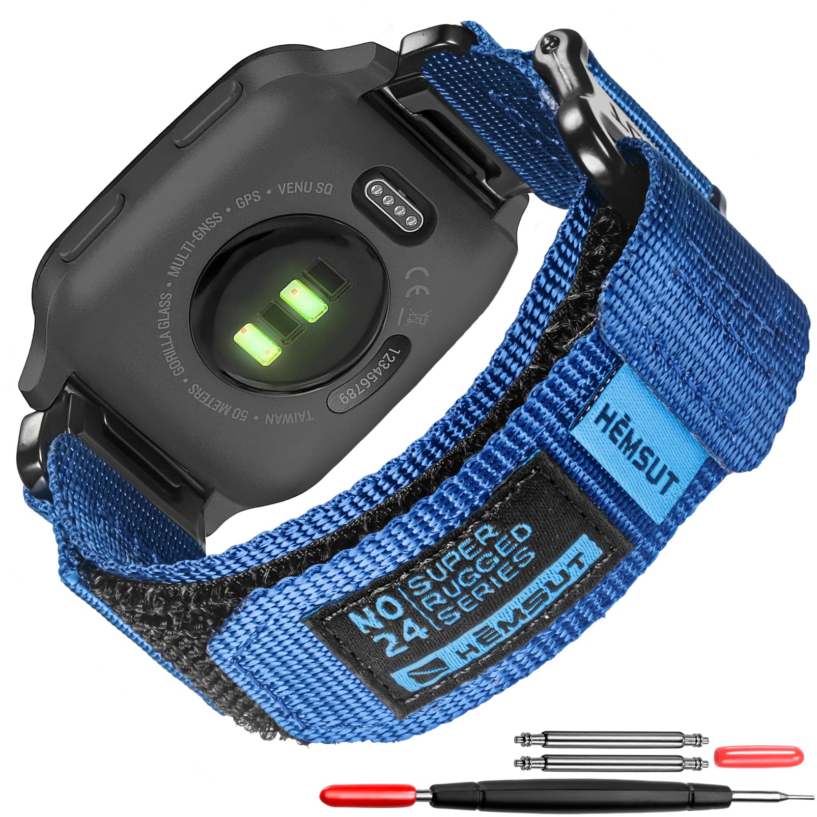 Torbollo ガーミンベルト GARMIN(ガーミン)Venu/Venu Sq/Venu Sq 2/Venu Sq Music/Venu 2 Plus (Venu 2/Venu 2Sは非相応う) 引き上げる評価された繋ぎ ガーミンのクイック相応うver 20粍
