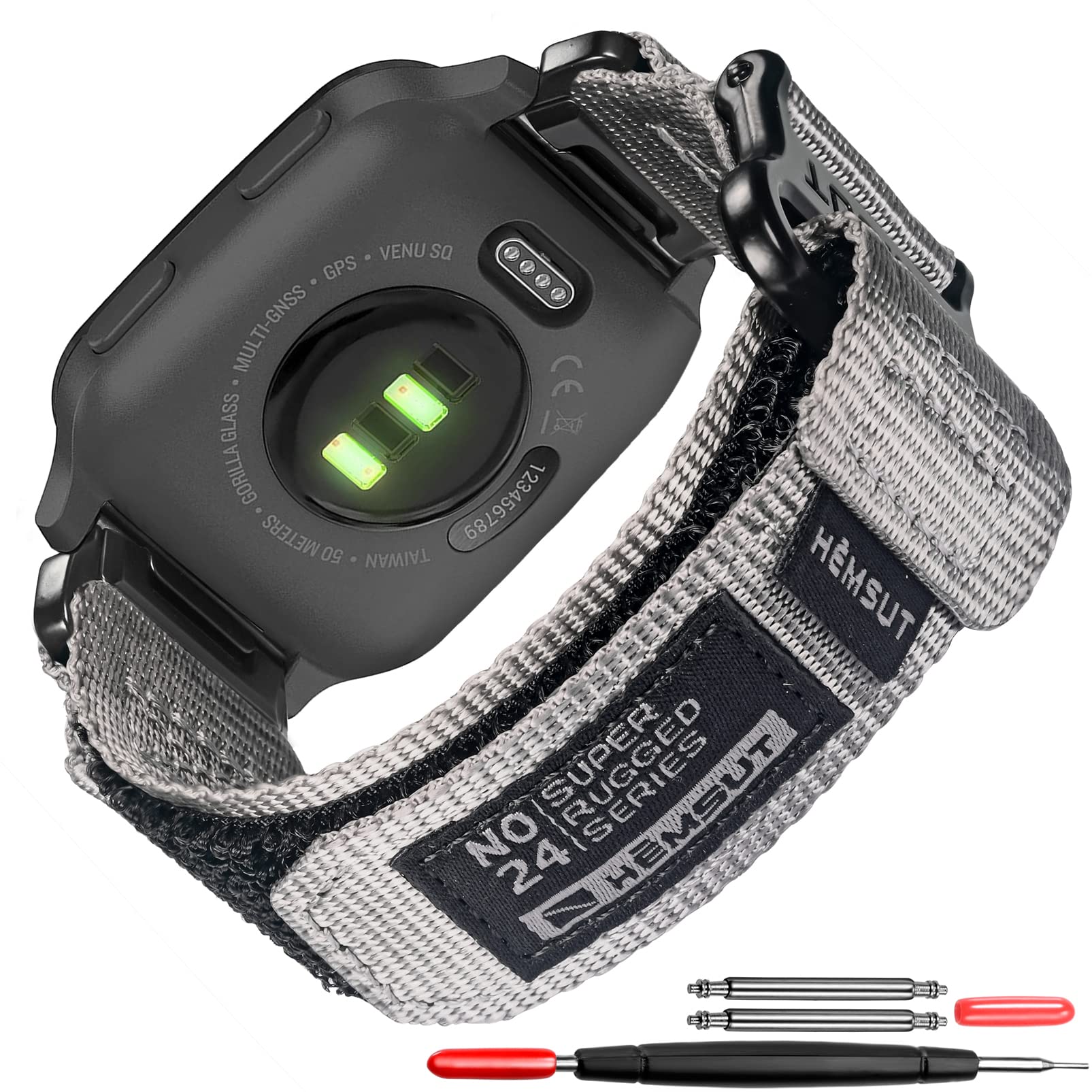 Torbollo ガーミンベルト GARMIN(ガーミン)Venu/Venu Sq/Venu Sq 2/Venu Sq Music/Venu 2 Plus (Venu 2/Venu 2Sは非相応う) 引き上げる評価された繋ぎ ガーミンのクイック相応うver 20粍