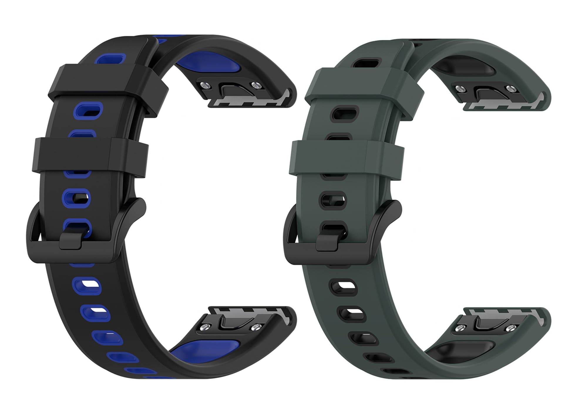 for GARMIN(ガーミン) Approach S70 47粍/S62/Forerunner 965/955 ダンス楽隊 取り替えっこダンス楽隊 2点書き割り ケイ素樹脂 三尺帯 取り替えっこ品 Fenix 8 47粍/Fenix7 Pro/Instinct2/Instinct/ForeAthlete 945/Fenix6/5 なども相応う 替えダンス楽隊 取り替えっこ三尺帯