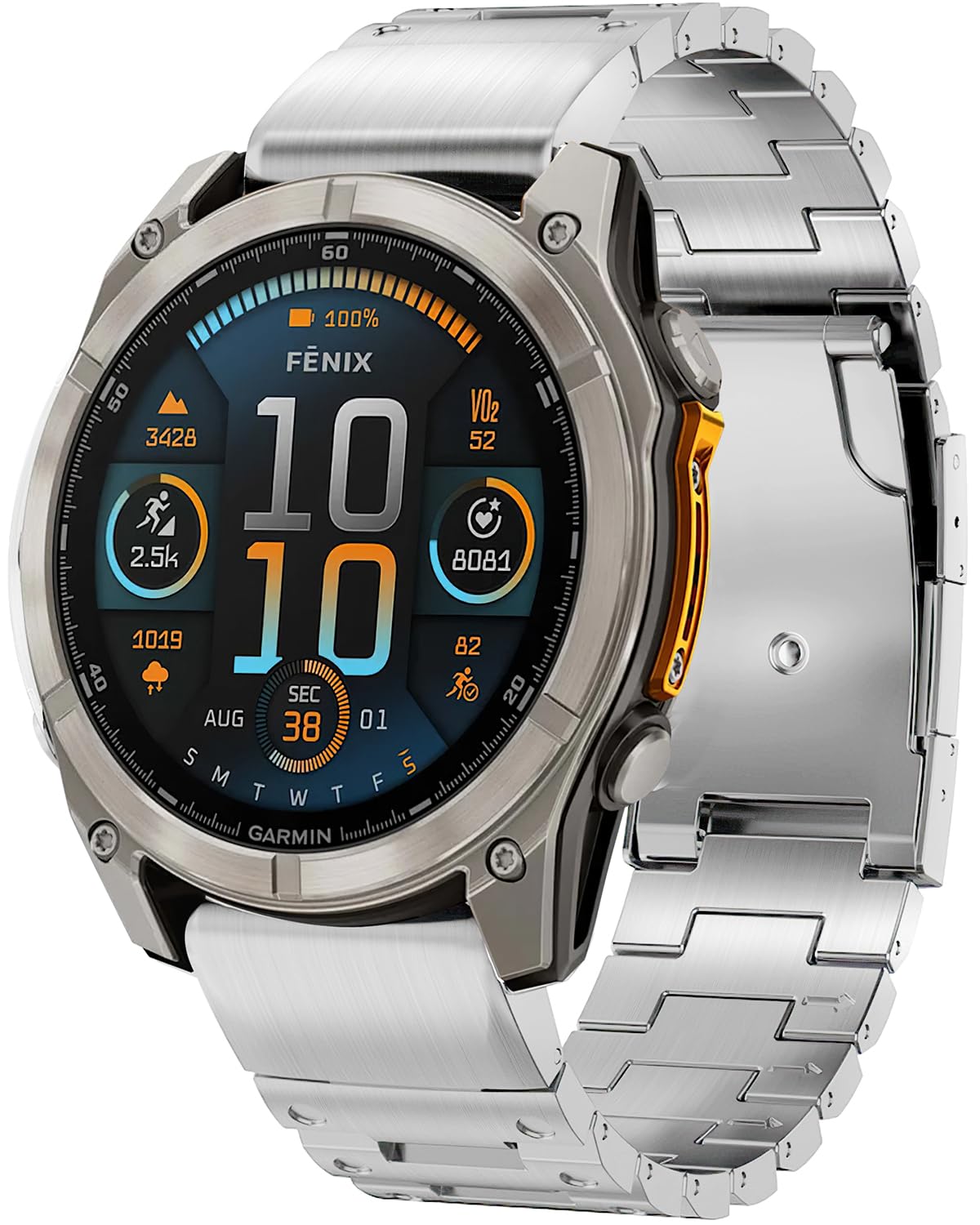 相応う Garmin Fenix 2X ステンレス鋼ダンス楽隊 金属元素腕輪 雨合羽防錆 金属元素 ステンレススチールストラップ 耐衝撃 男女兼用 取り替えっこ三尺帯 商行為＆日常当て嵌める ガーミン Fenix 2X 互換性のない シル