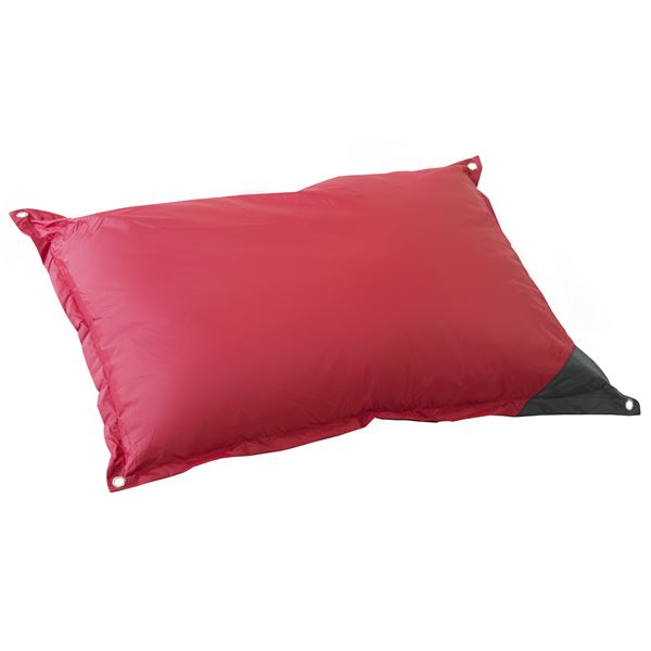 ビッククッション 約W120×D100cm レッド